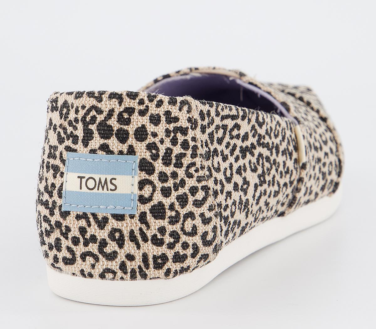 toms leopard print flats