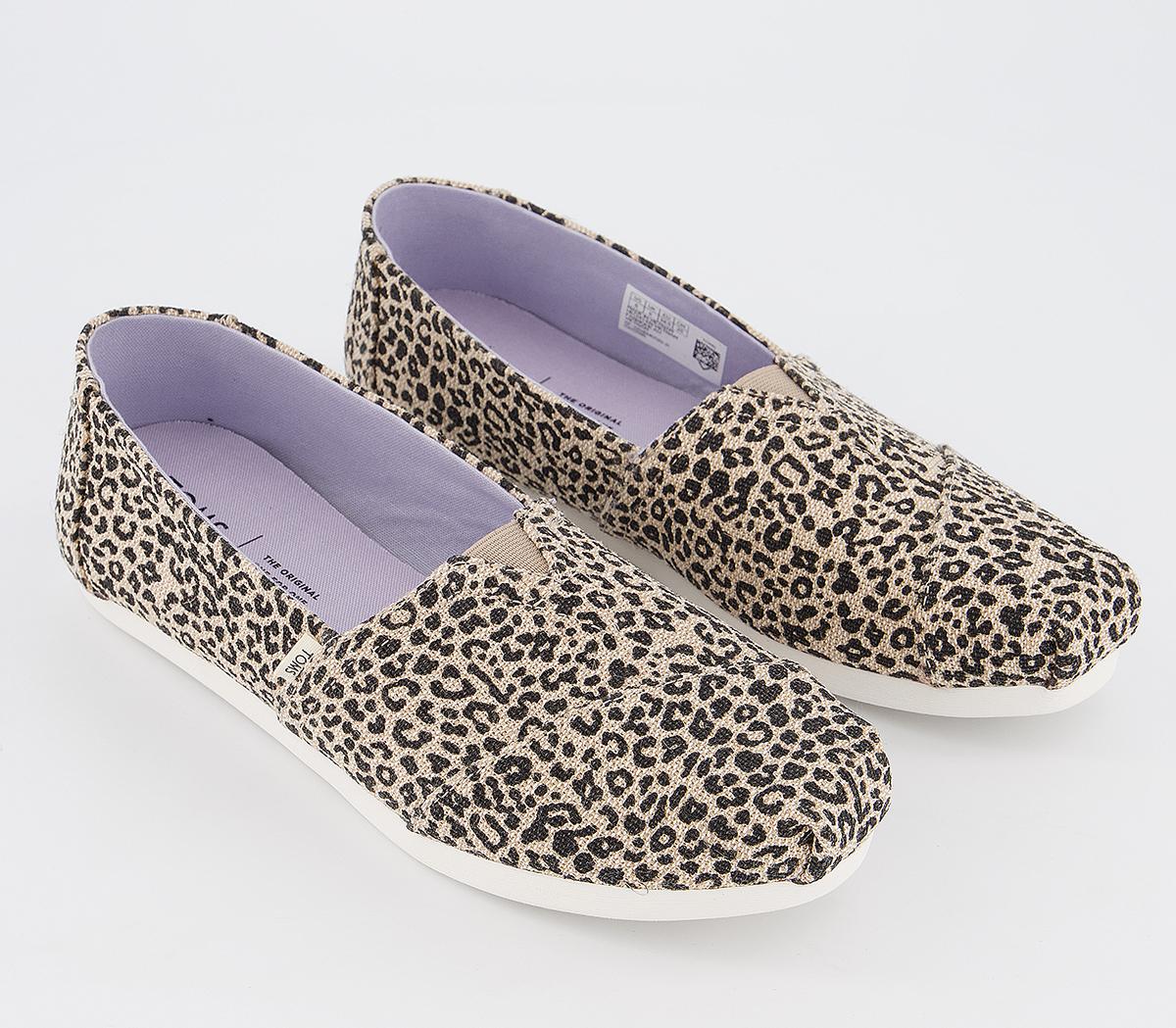 toms leopard print flats