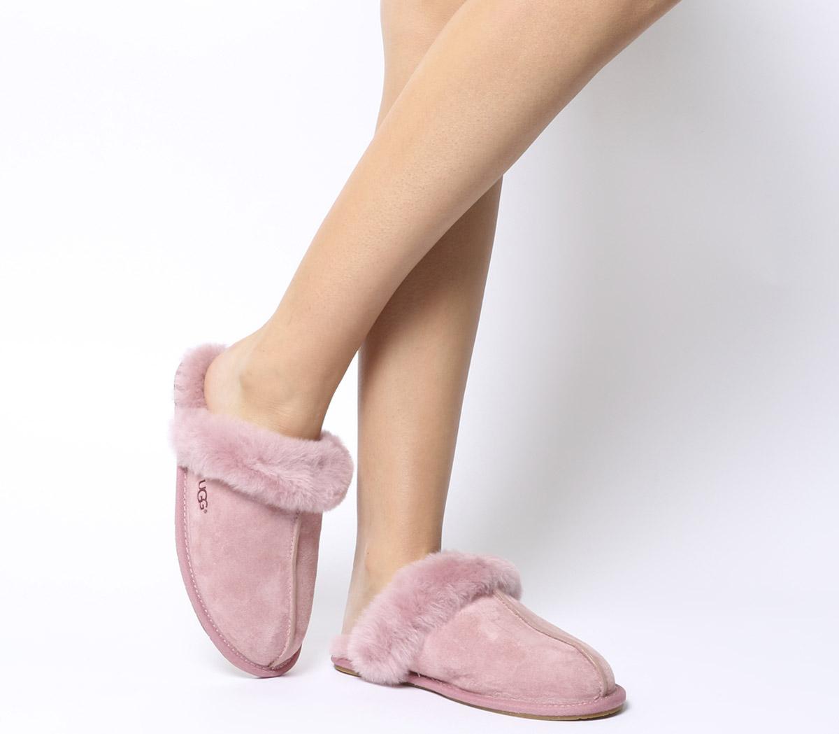 dark pink ugg slippers