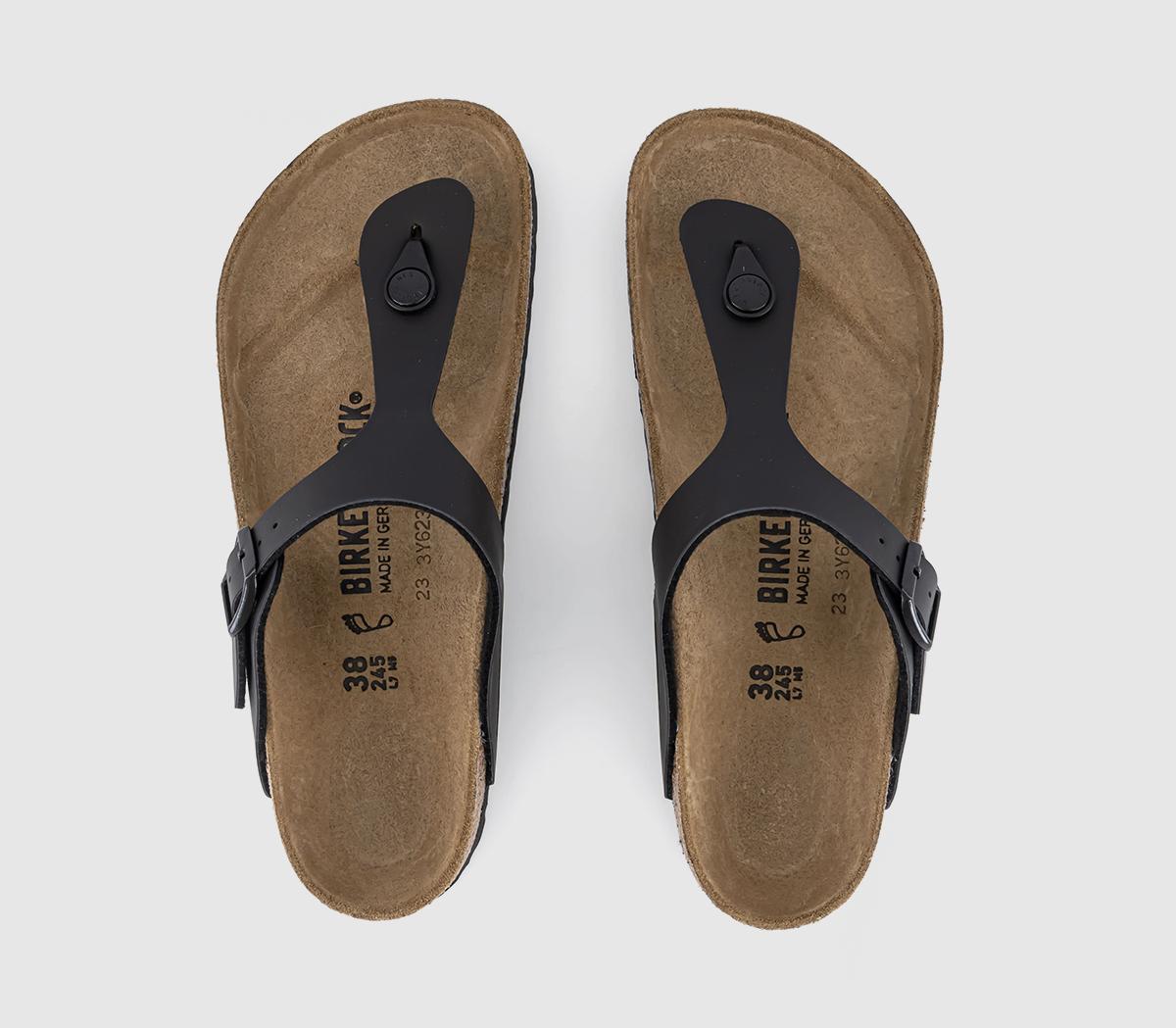 Birkenstock Gizeh Toe Thong Footbed Black - Sandals