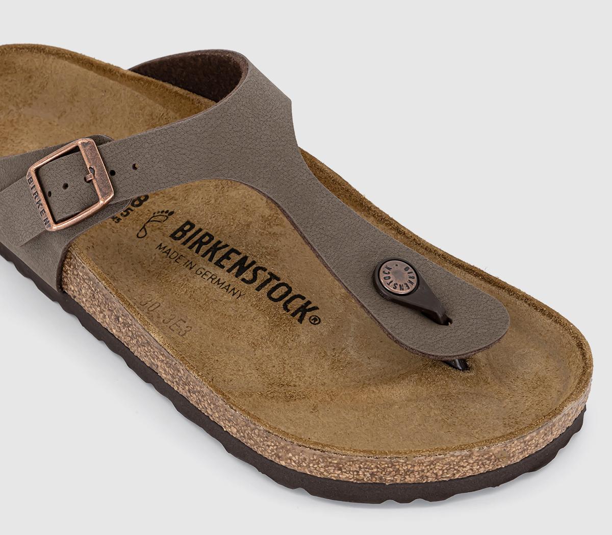 BIRKENSTOCK Gizeh Toe Thong Footbed Brown Moca - Women’s Sandals