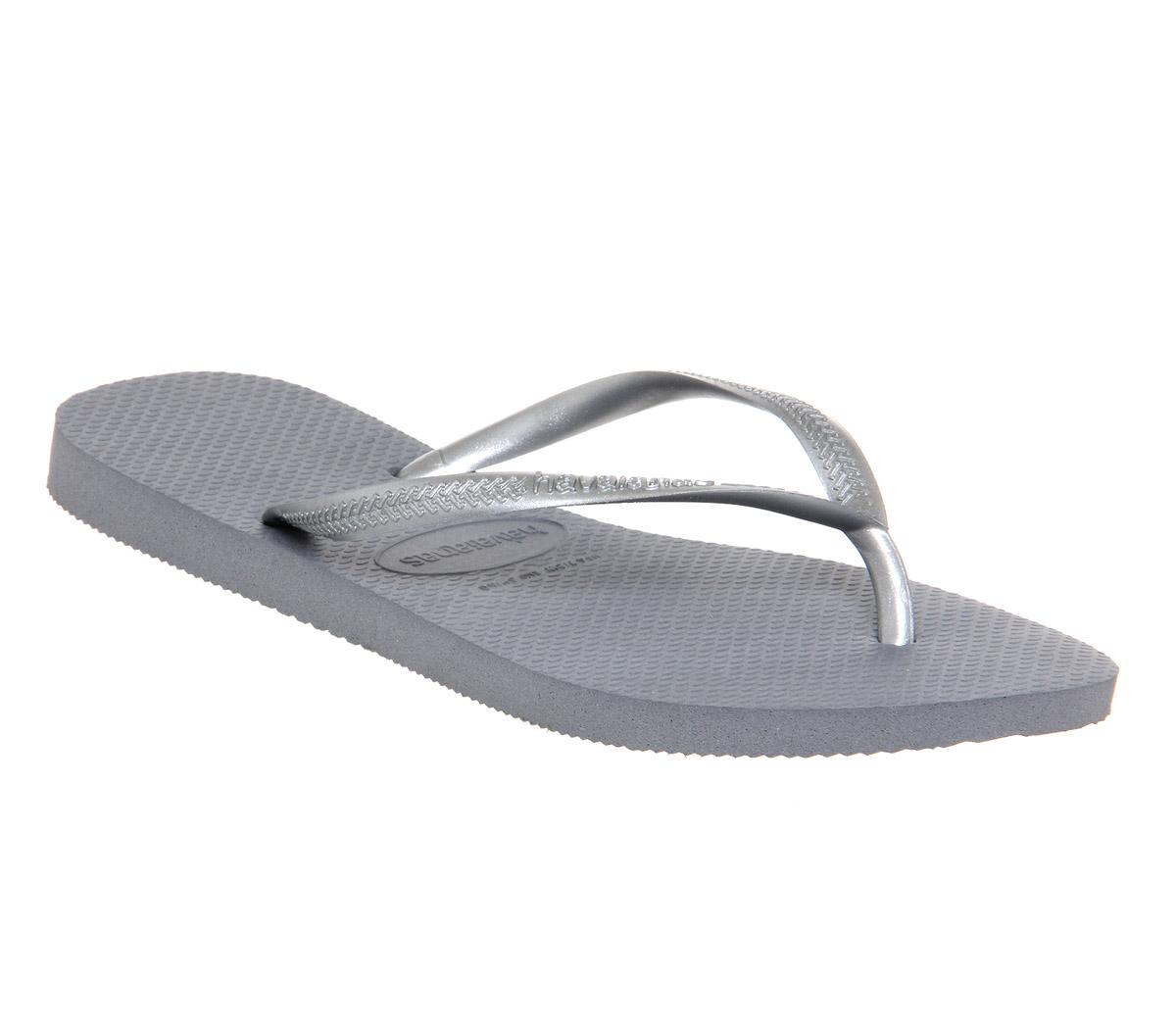 Havaianas Slim Flip Flop Steel Grey - Sandals