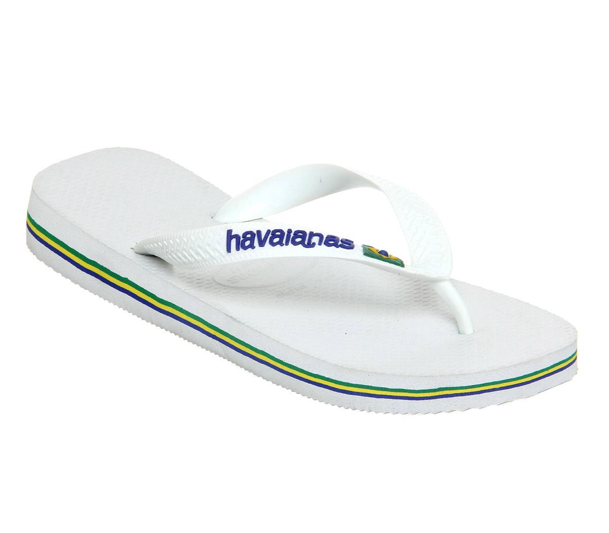 Havaianas Brasil Logo White - Sandals