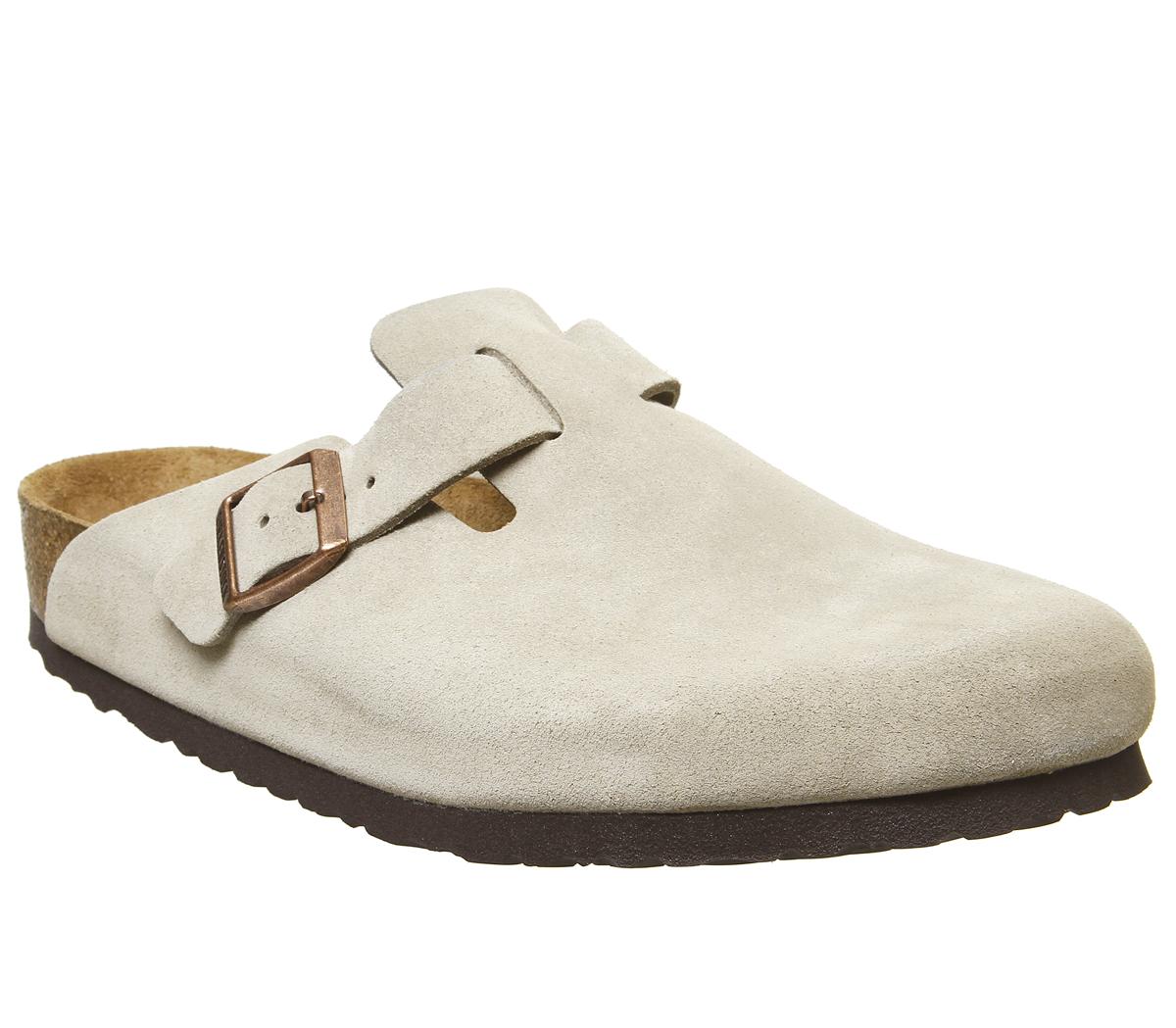 Birkenstock Boston Clog Taupe - Sandals