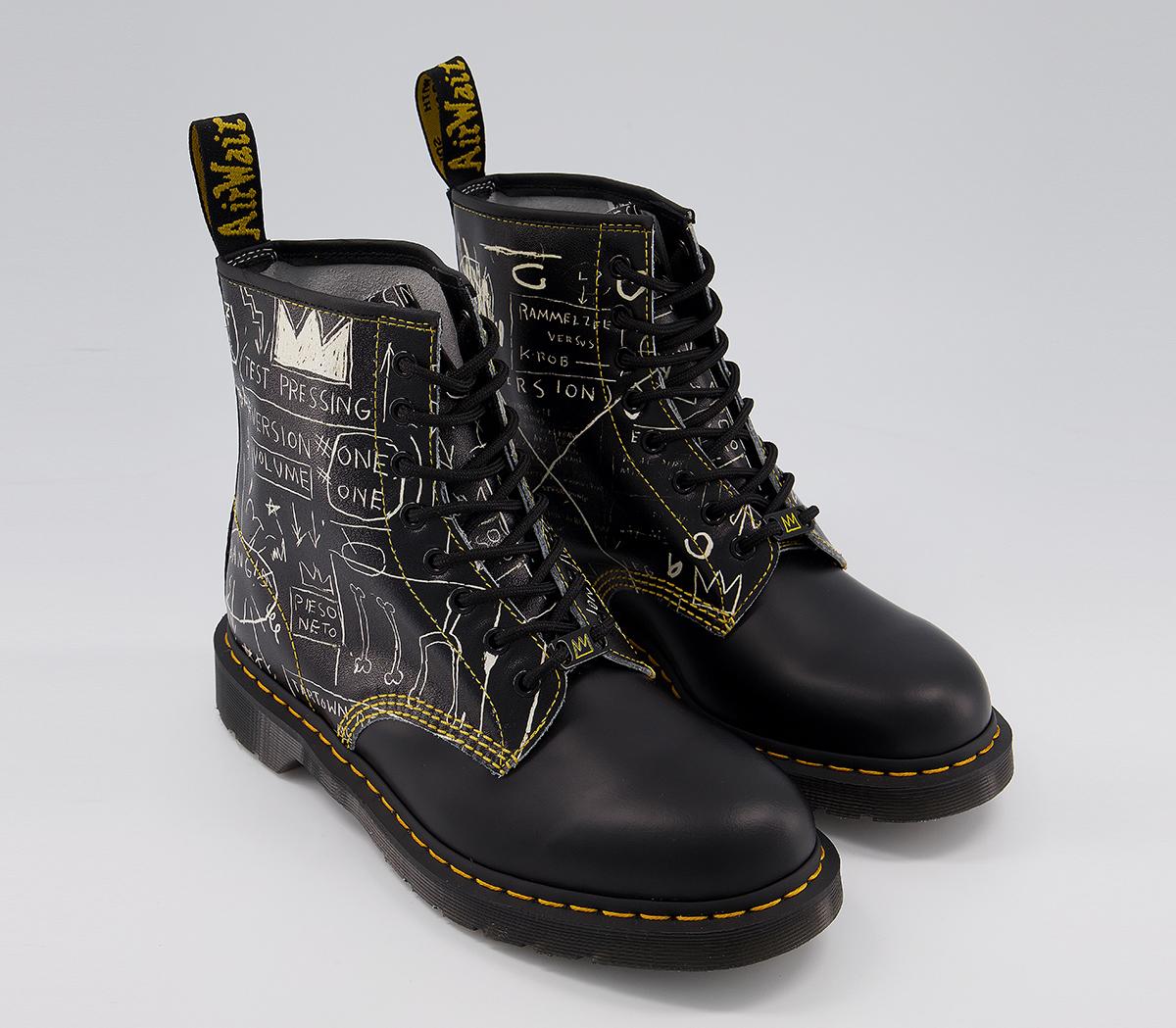dm 8 eye lace boots ambassador black