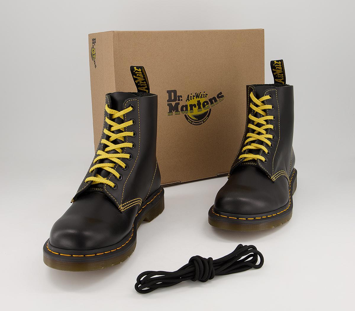 dm 8 eye lace boots ambassador black