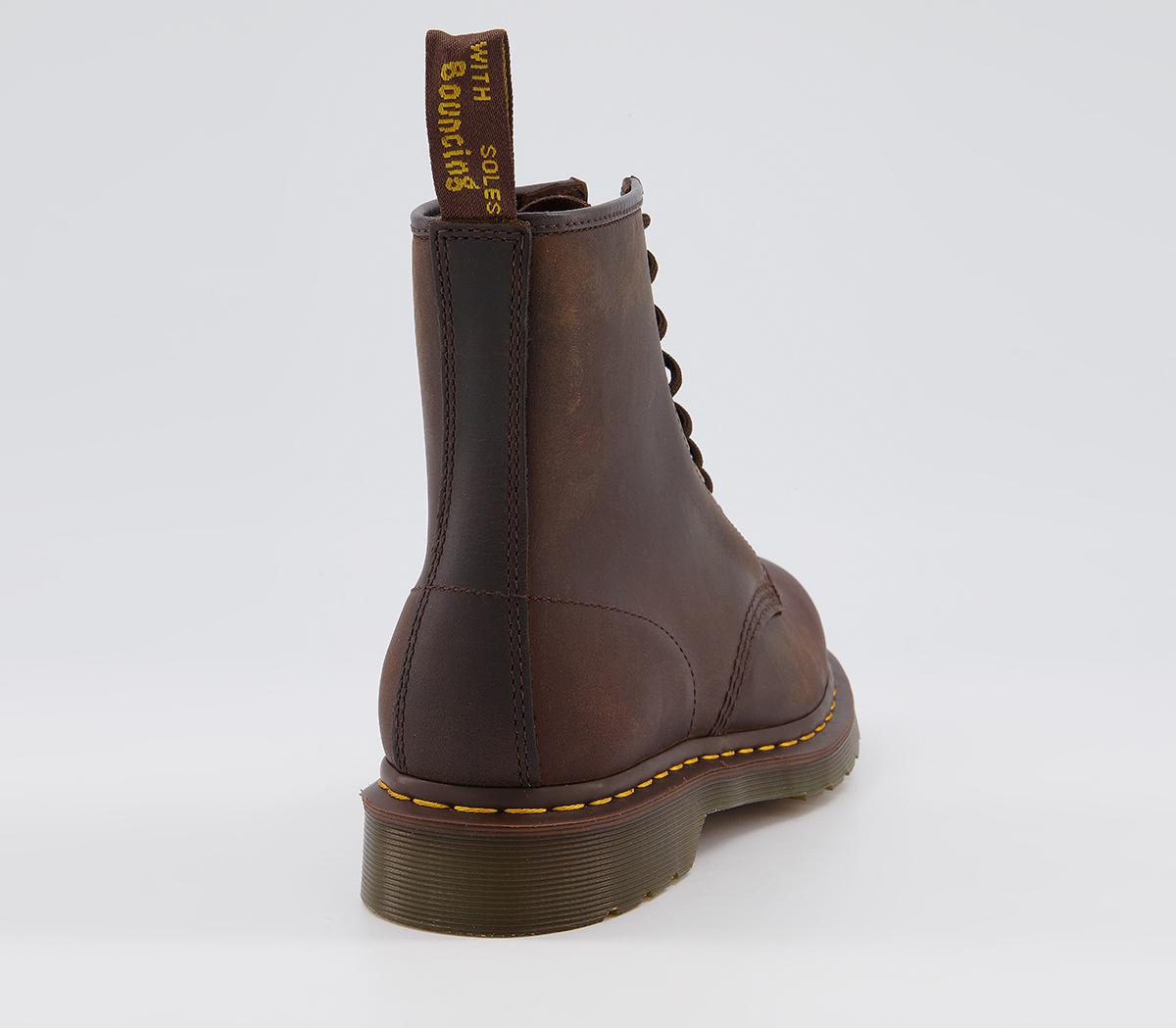 dm 8 eye lace boots ambassador black