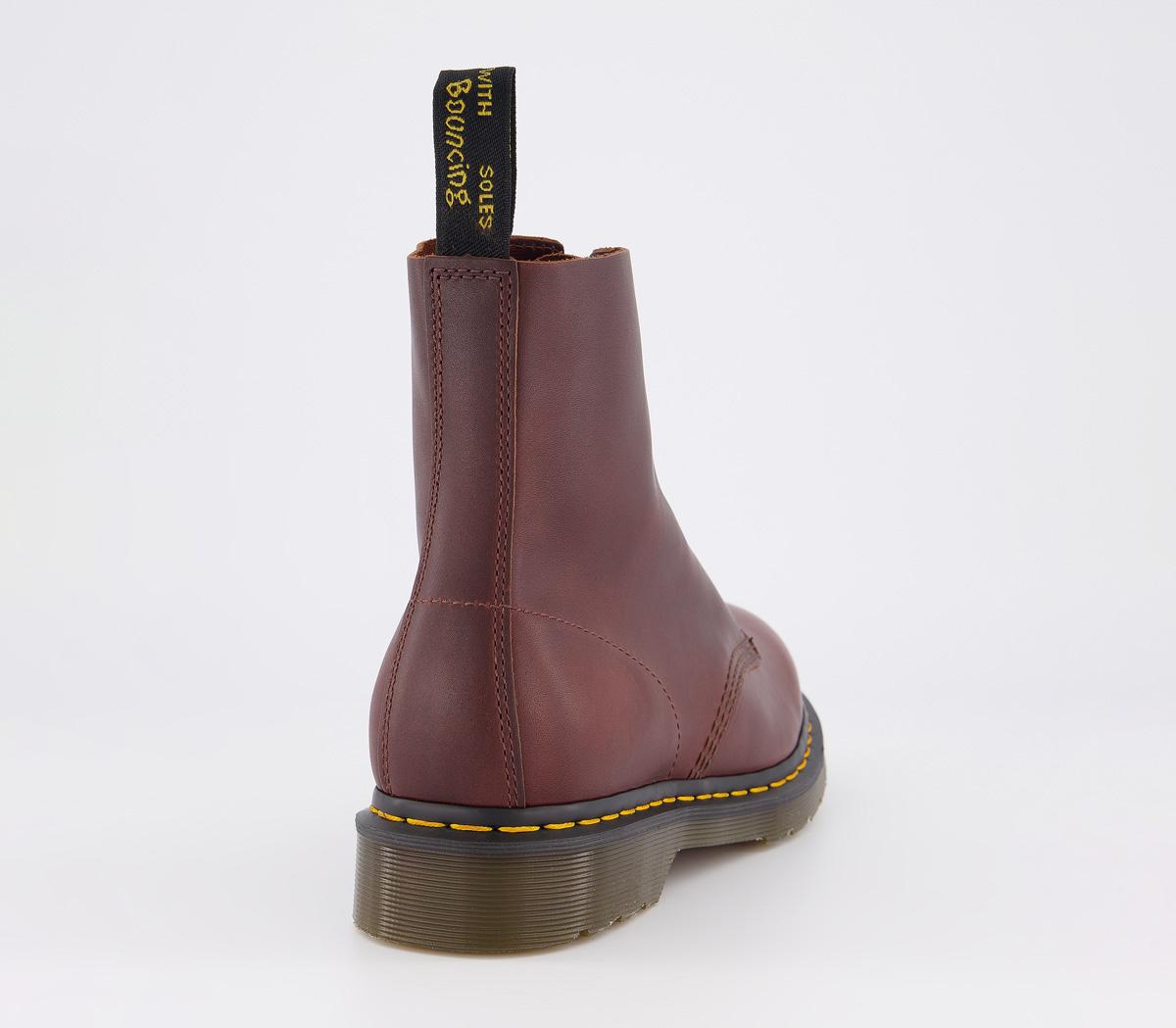 dm 8 eye lace boots ambassador black