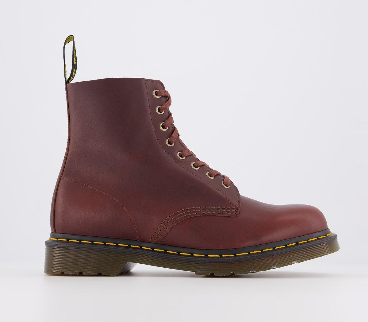 Dr. Martens Dm 8 Eye Lace Boots Brown Classic - Boots