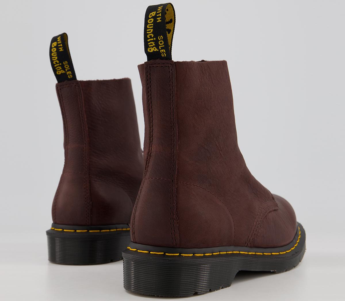 dm 8 eye lace boots ambassador black