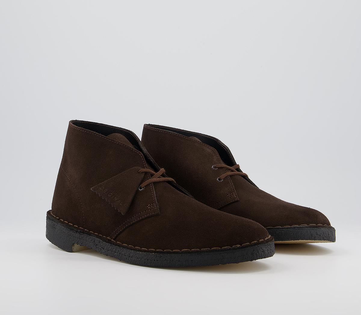 Clarks Originals Desert Boots Brown Suede - Boots