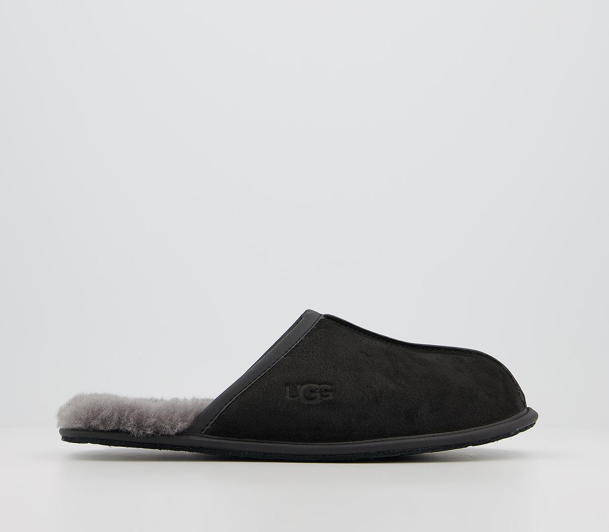 uggs slippers black