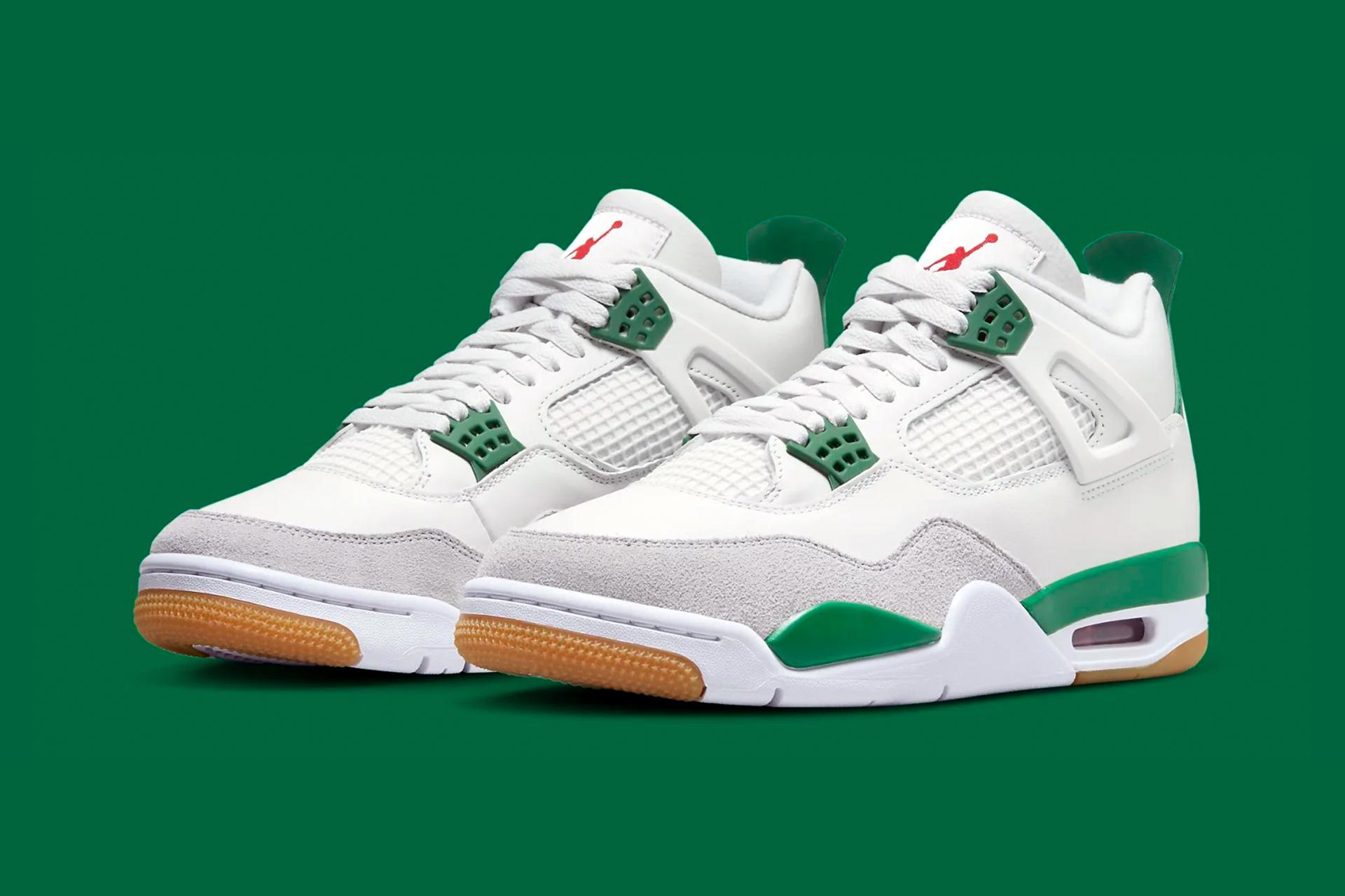 ARE THE NIKE SB JORDAN 4 PINE GREEN SNEAKERS WORTH THE HYPE?! (Early In  Hand & On Feet Review) 