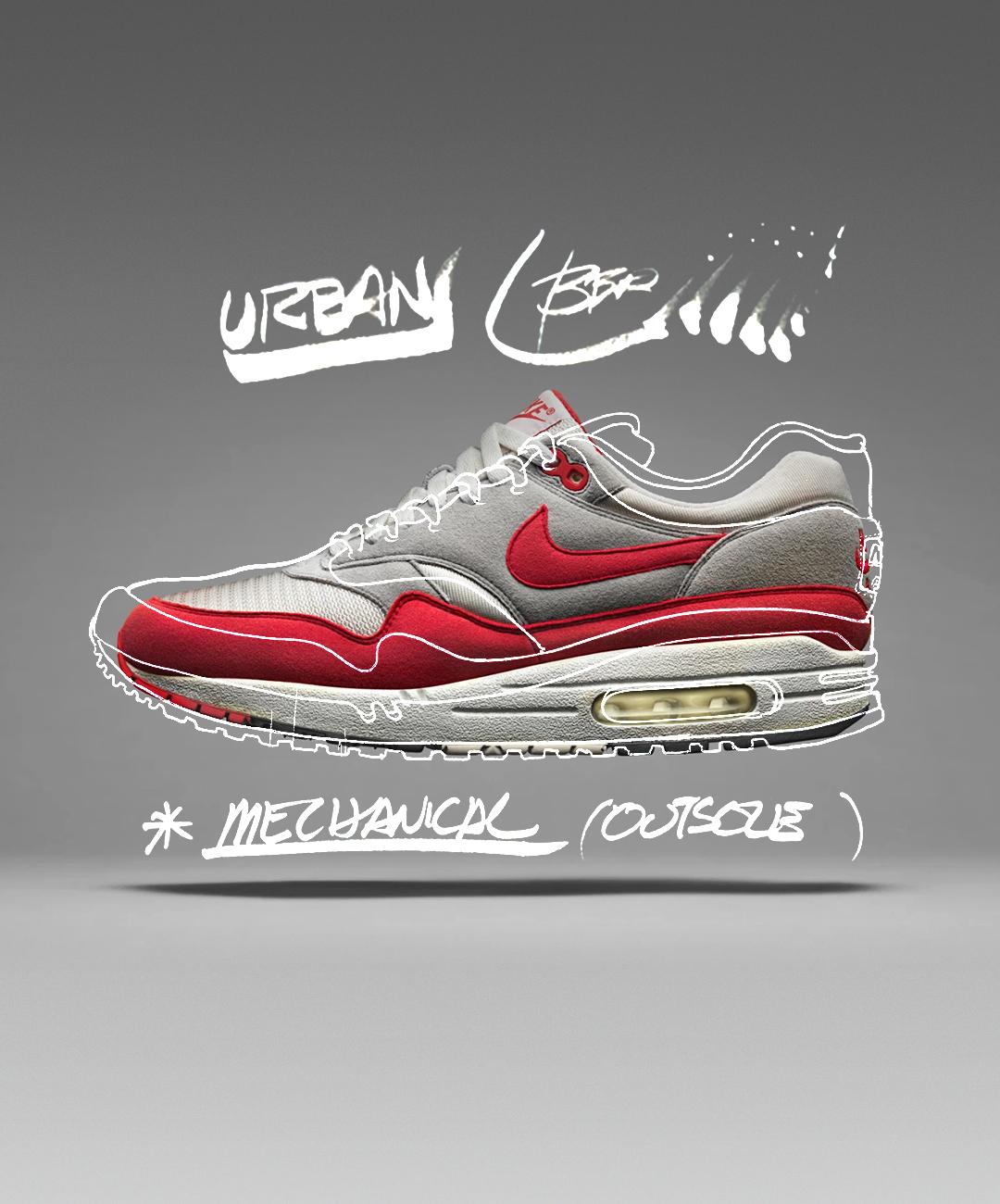 Tinker hatfield air on sale max 1 sketch