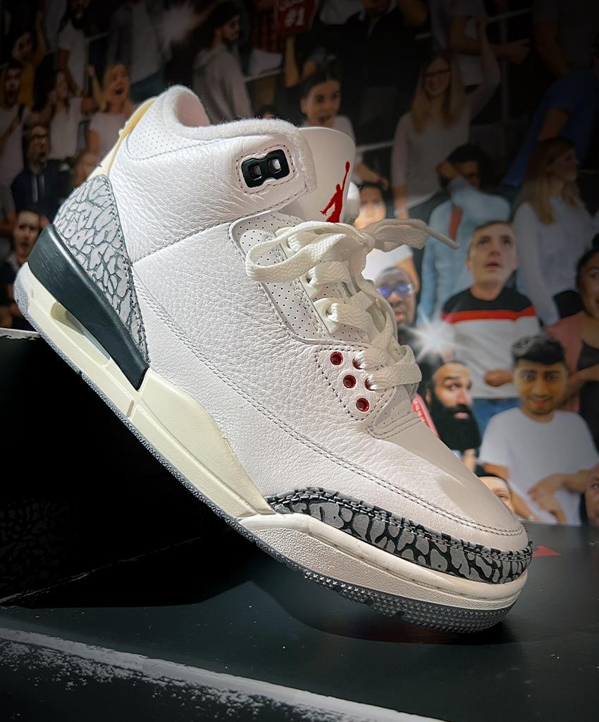 Jordan 3 hotsell white cement og