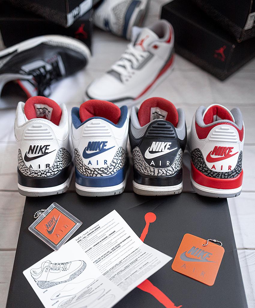 Jordan 3 best sale white cement price