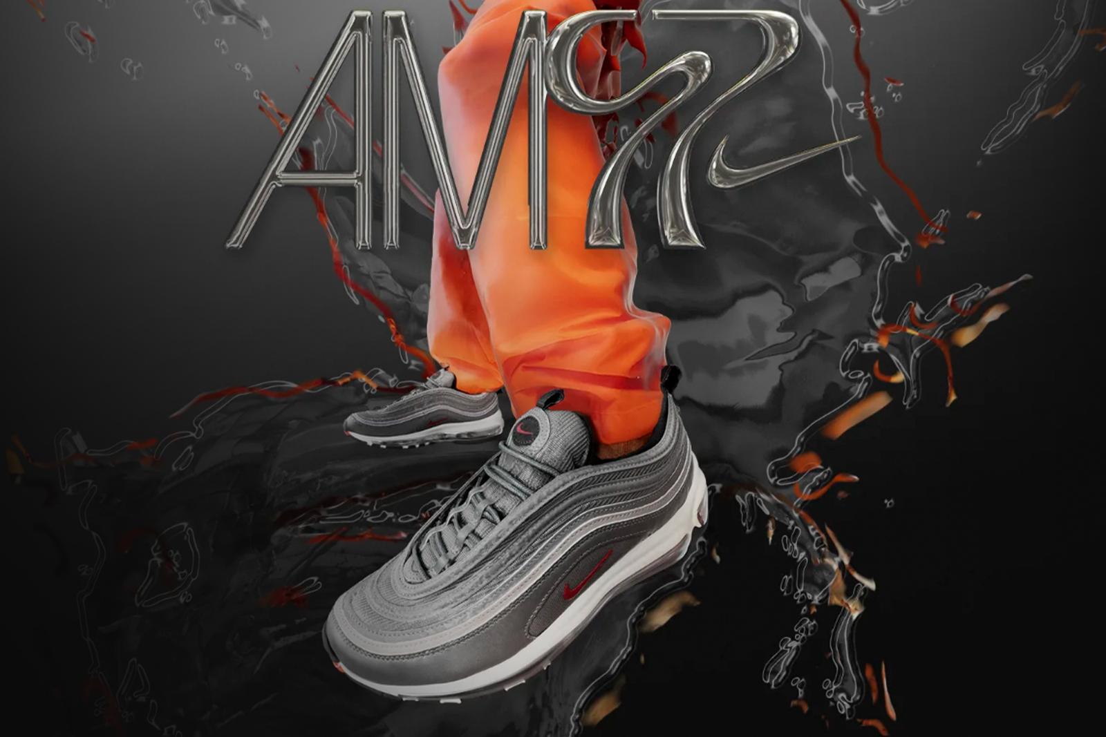 Nike air max hot sale 97 silver orange