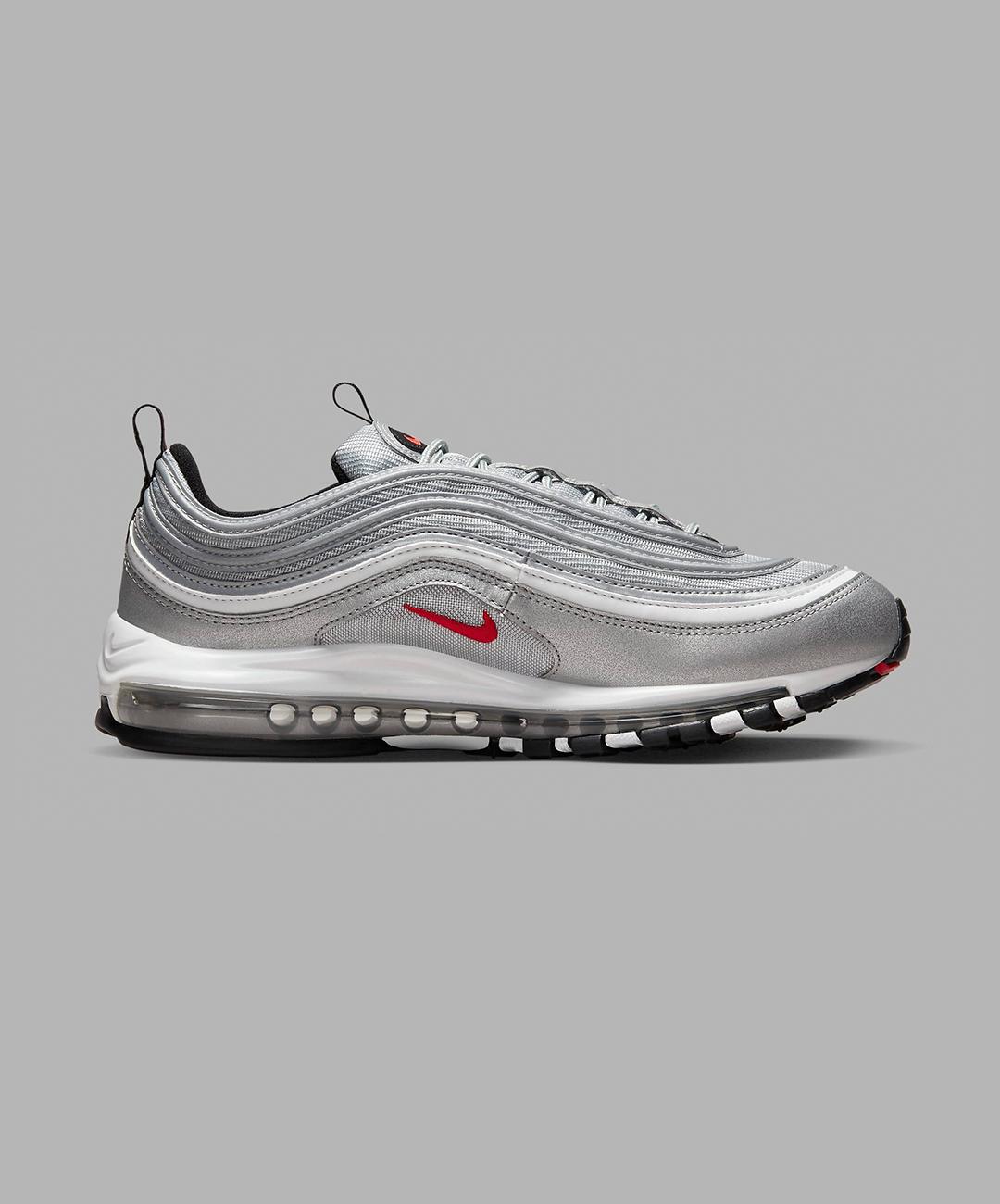 Silver hotsell nike 97