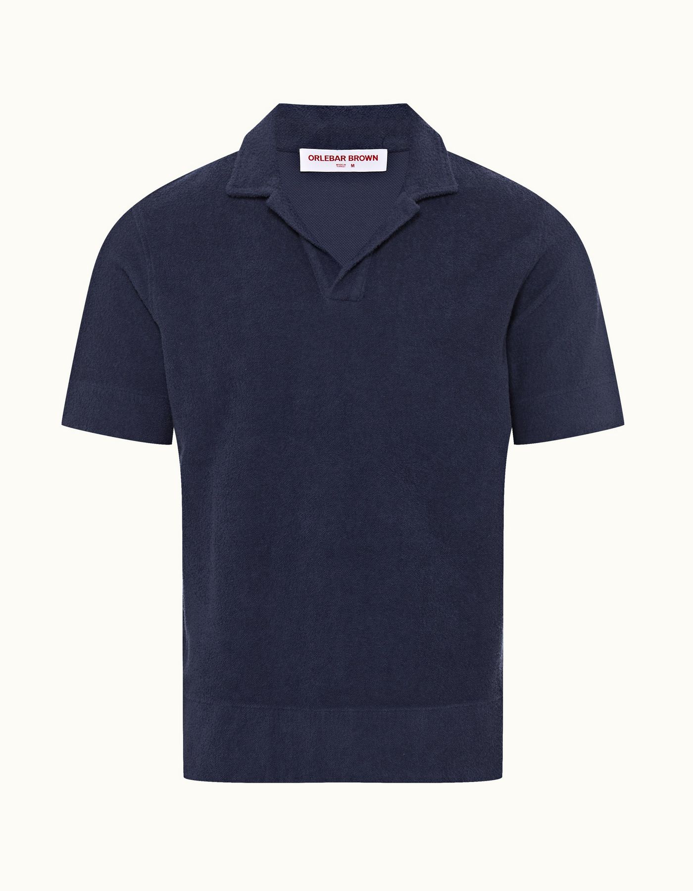 Aitcheson Towelling - Mens Lagoon Blue Classic Fit Cotton Towelling Polo Shirt