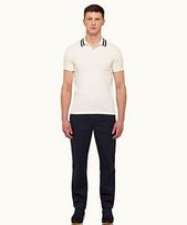 Alexander - Mens Ink Relaxed Fit Cotton Twill Chinos