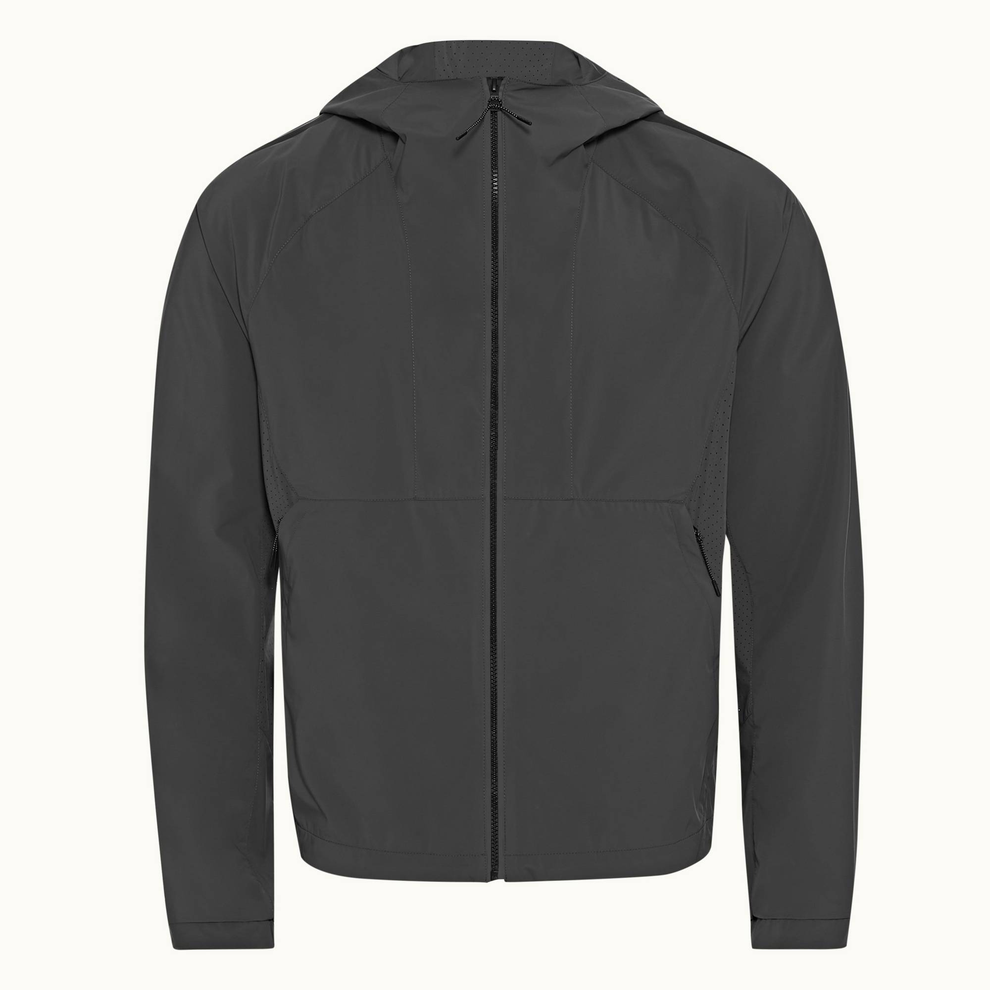 Boitel - Mens Asphalt Grey Zip-Thru Hooded Jacket