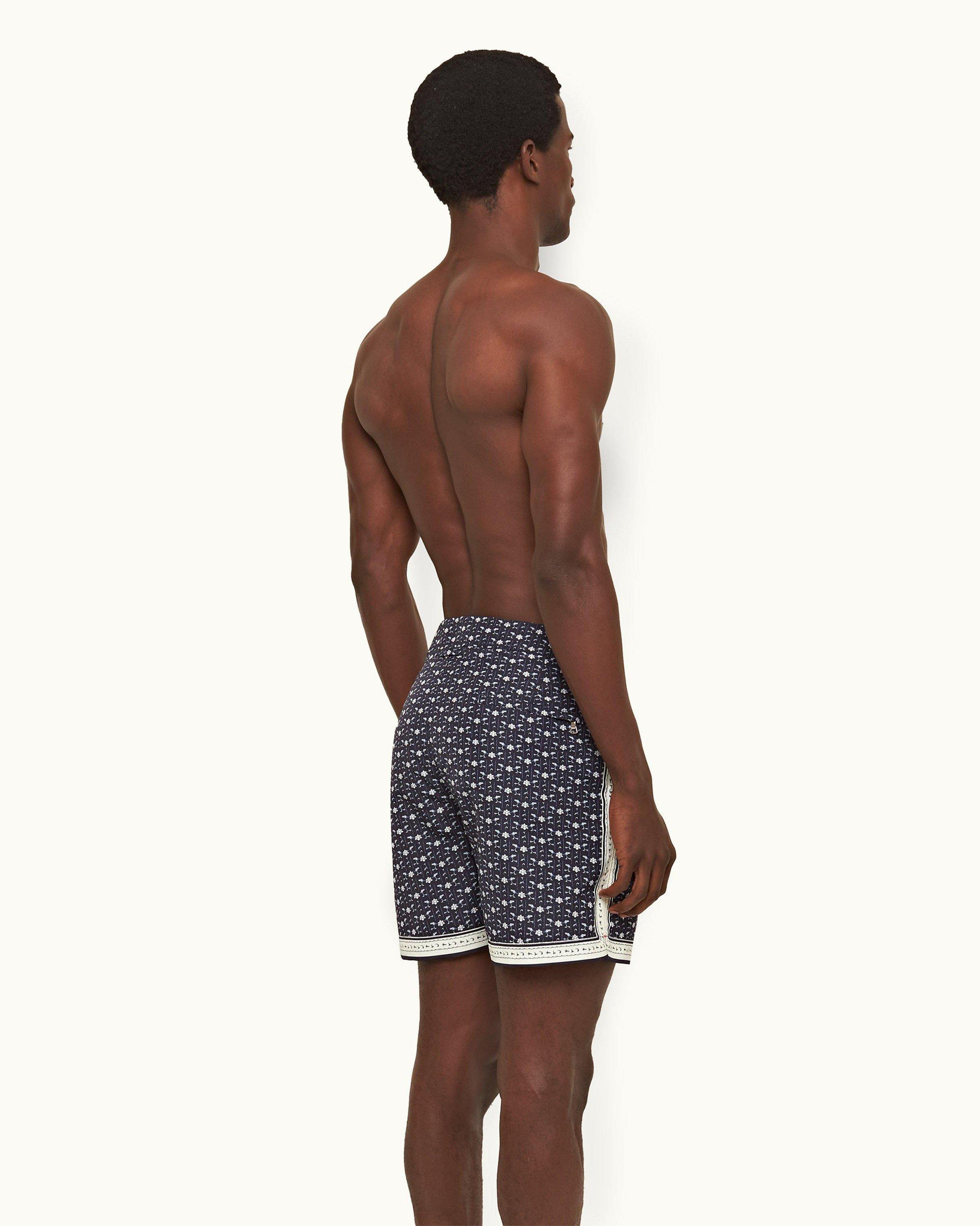 Orlebar Brown Louis Bandana-print Shorts in Blue for Men