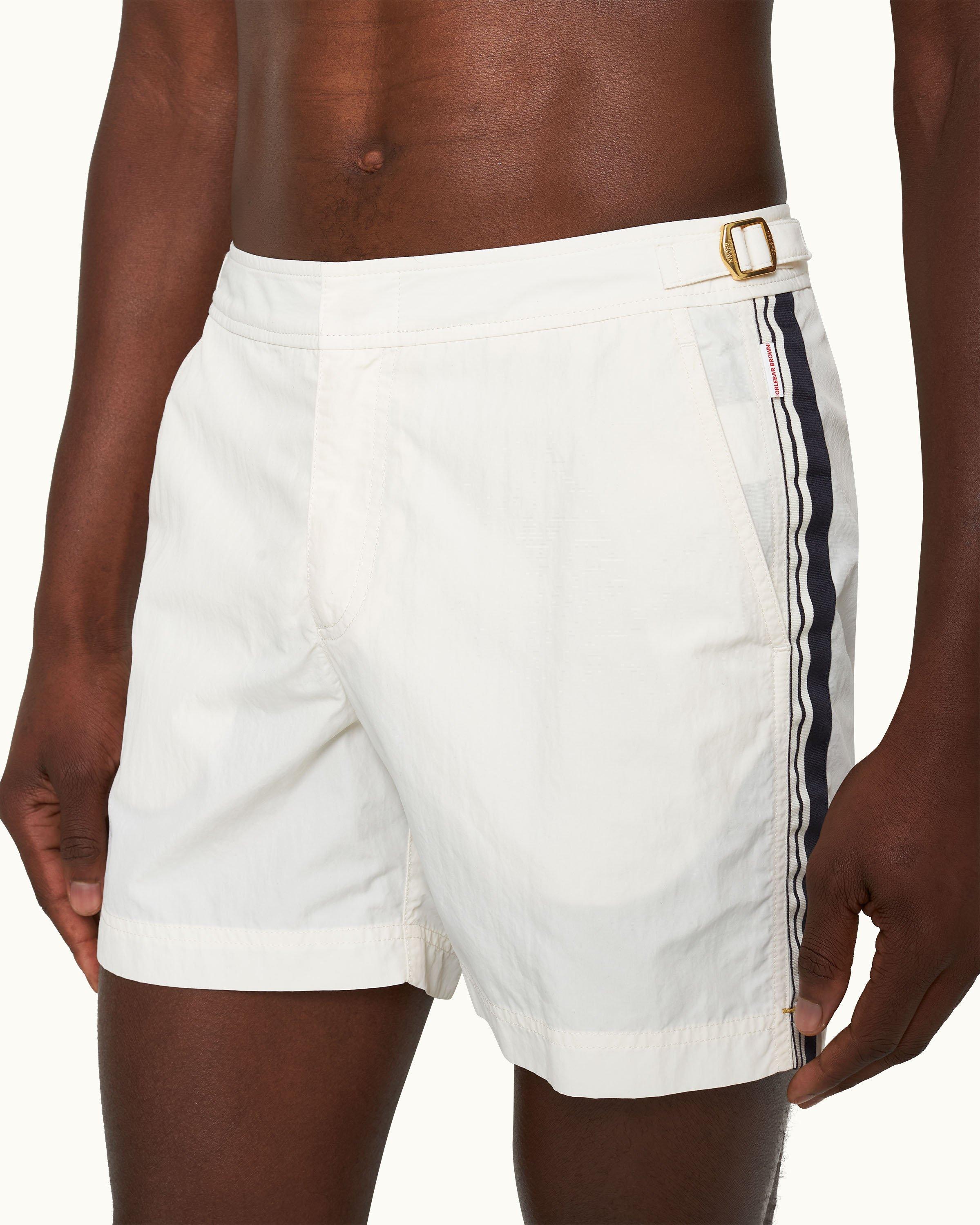 White polo hot sale swim shorts