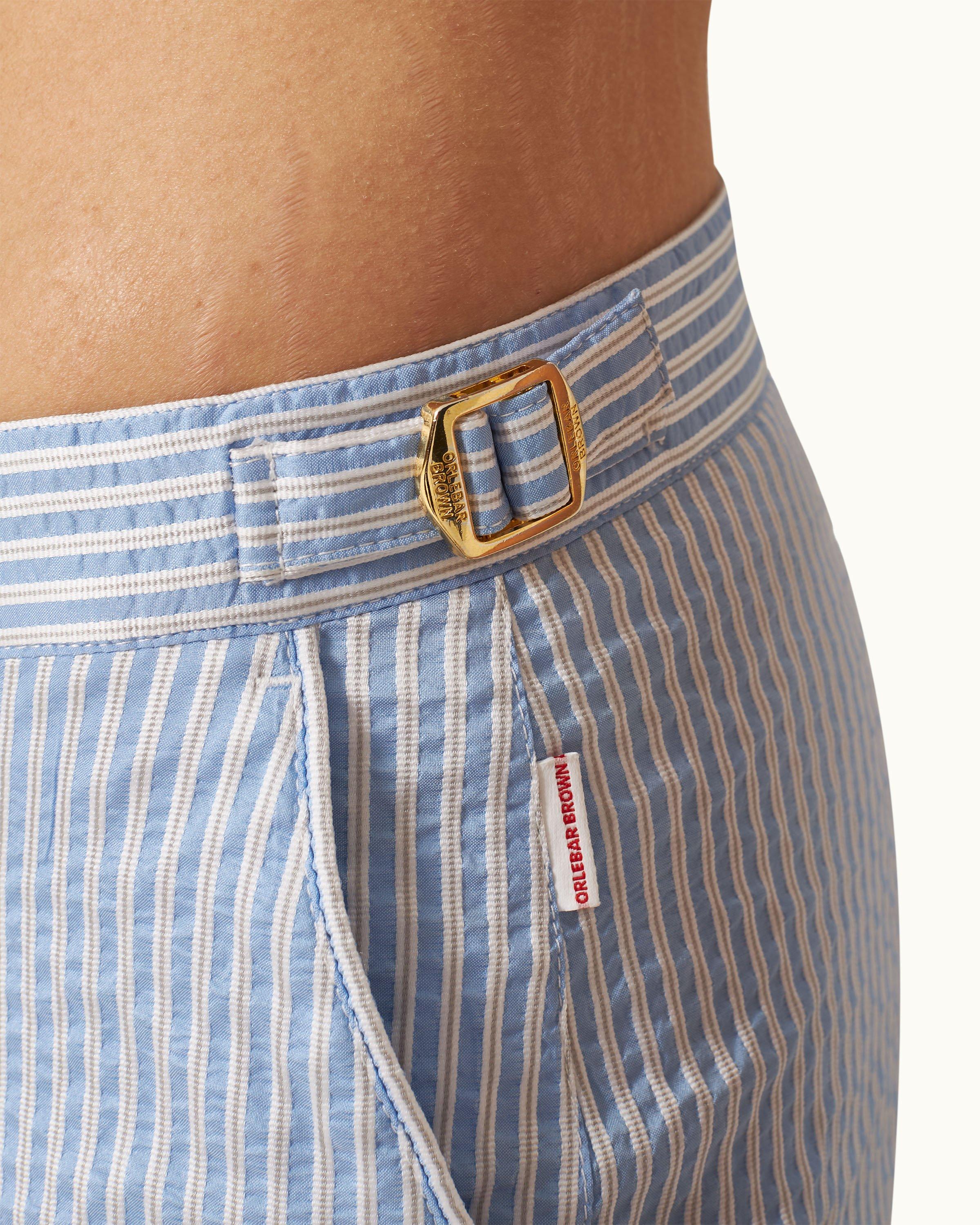 Swim Shorts - Watercolor Stripe — Collins & Conley