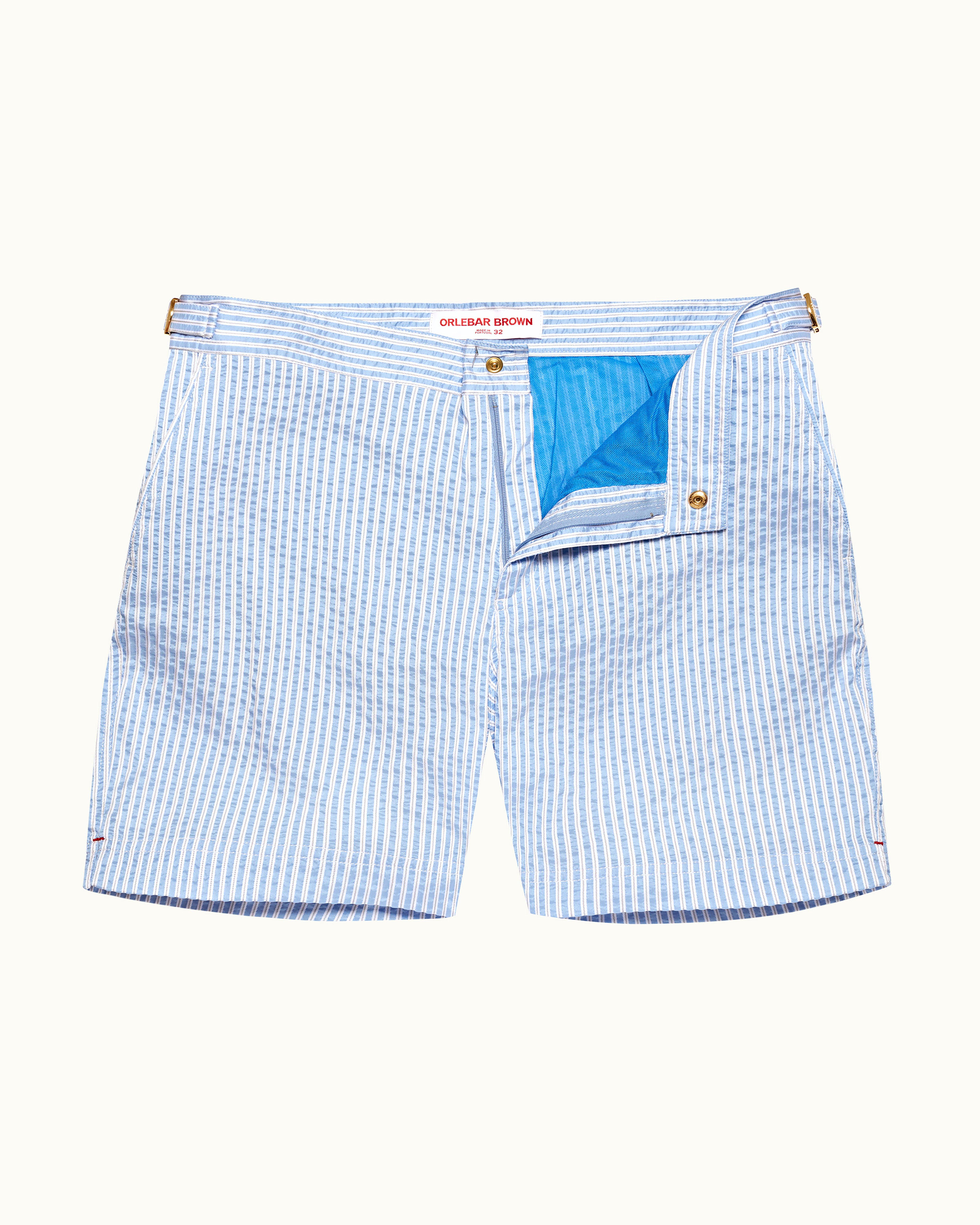 Mens striped deals swim shorts