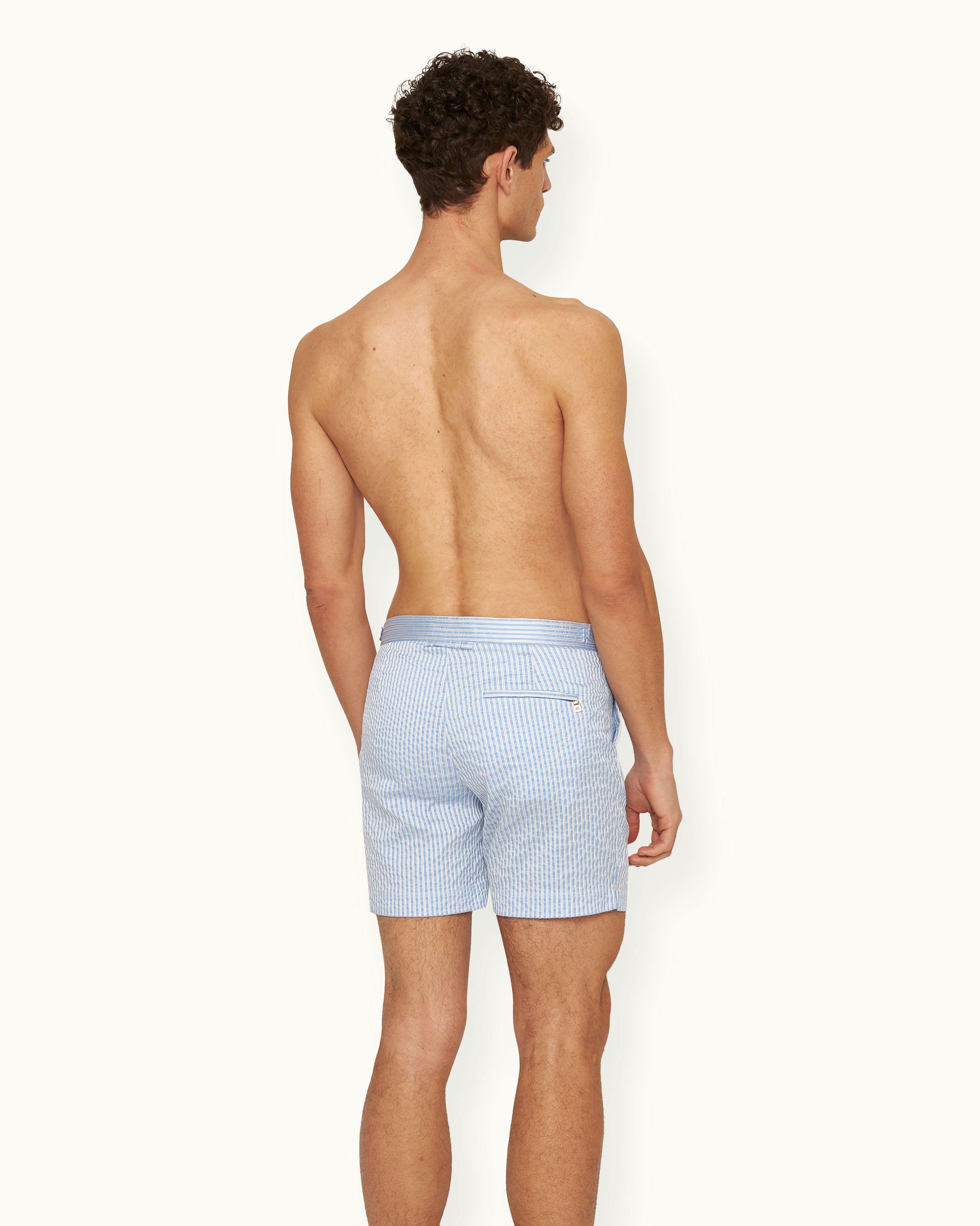 Swim Shorts - Watercolor Stripe — Collins & Conley