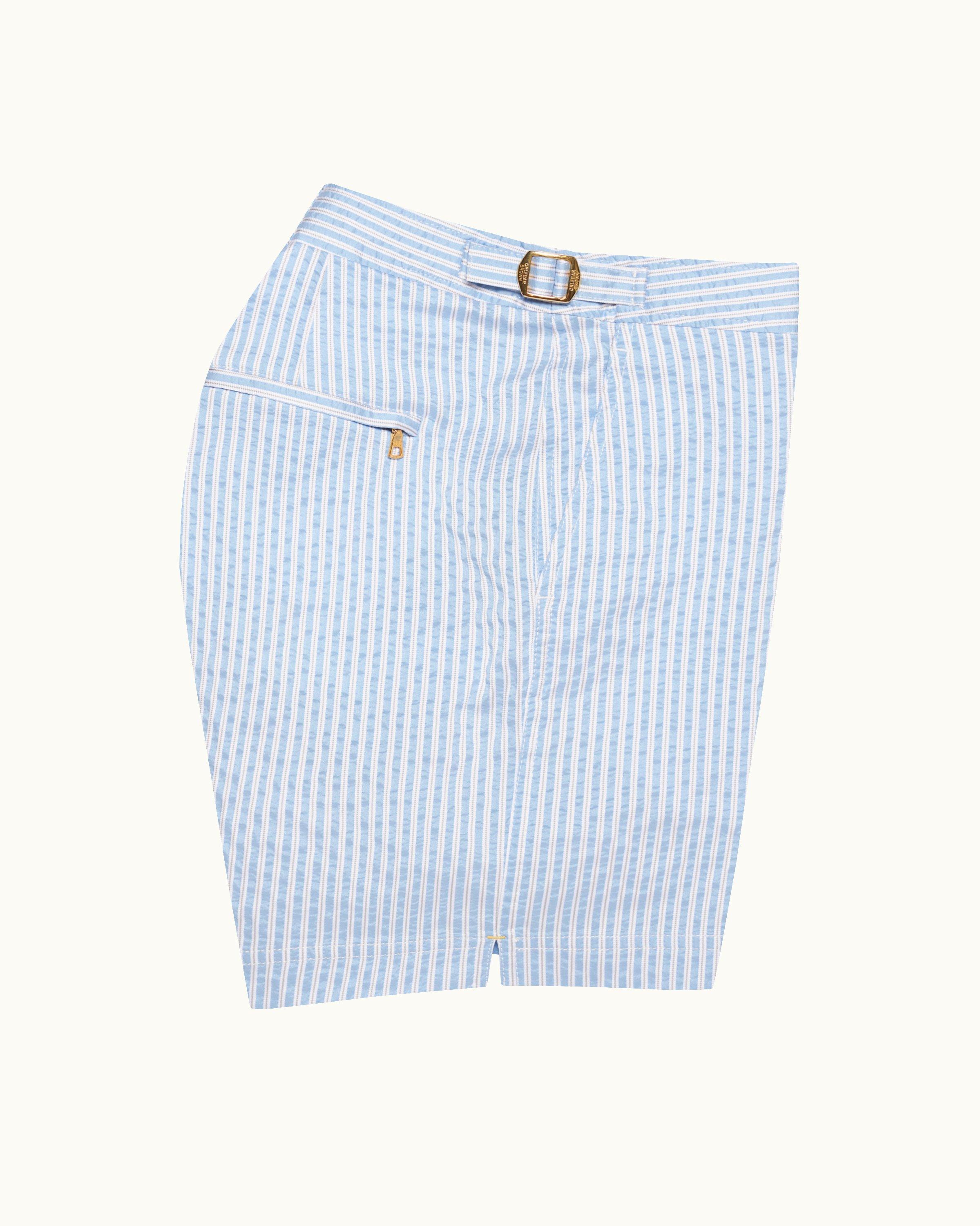 Swim Shorts - Watercolor Stripe — Collins & Conley