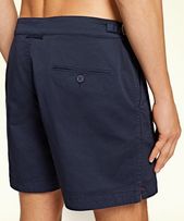 Bulldog Cotton Twill - Mens Navy Mid-Length Shorts