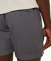 Bulldog Cotton Twill - Mens Storm Grey Mid-Length Cotton Shorts
