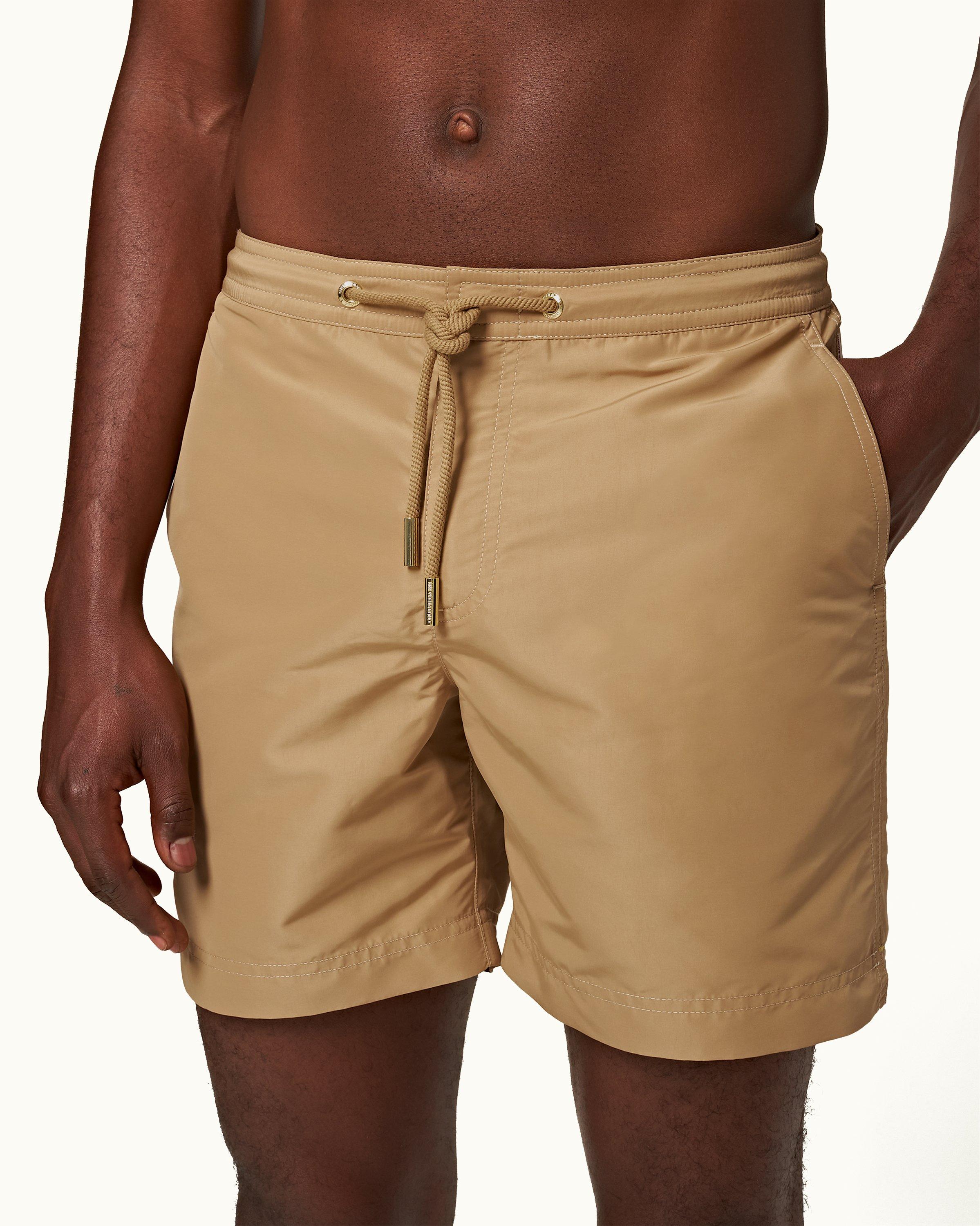 Orlebar Brown| Biscuit Mid-Length Drawcord Swim Shorts