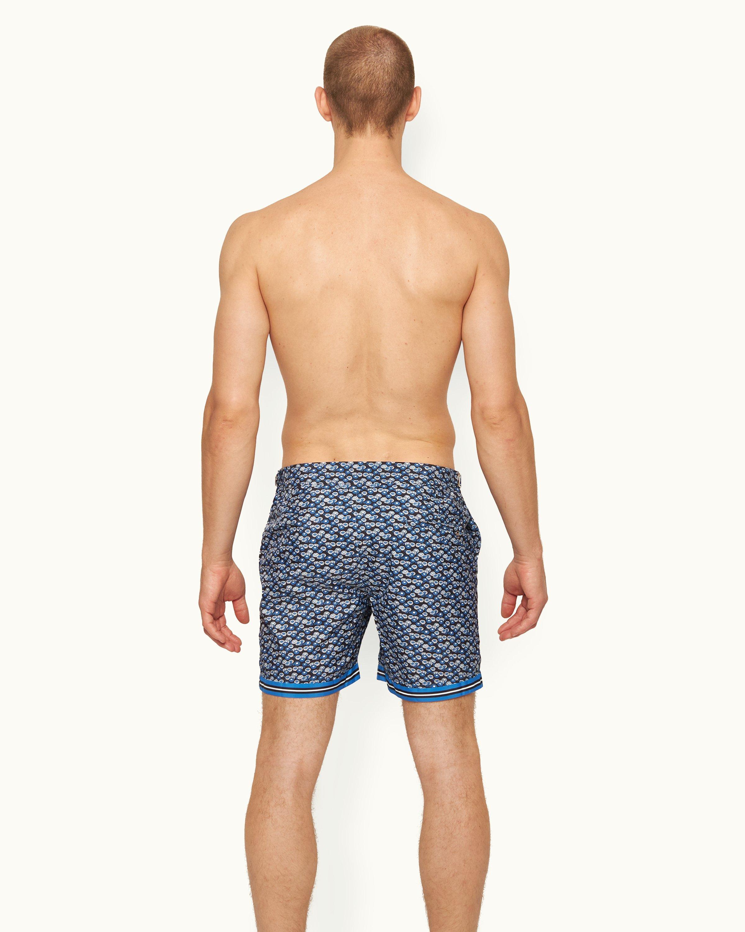 Dior Oblique Swim Shorts Deep Green Technical Fabric