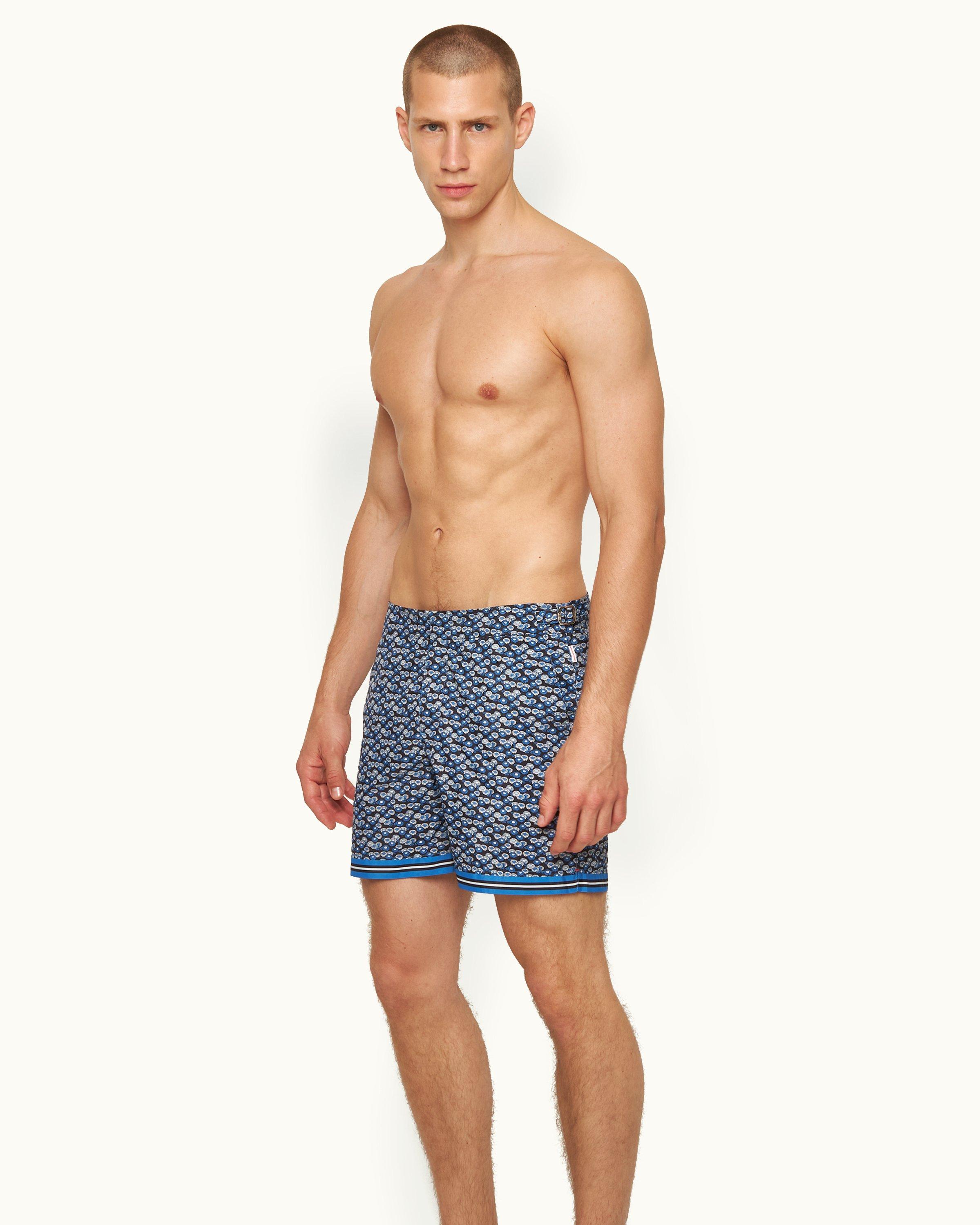 Dior Oblique Swim Shorts Deep Green Technical Fabric