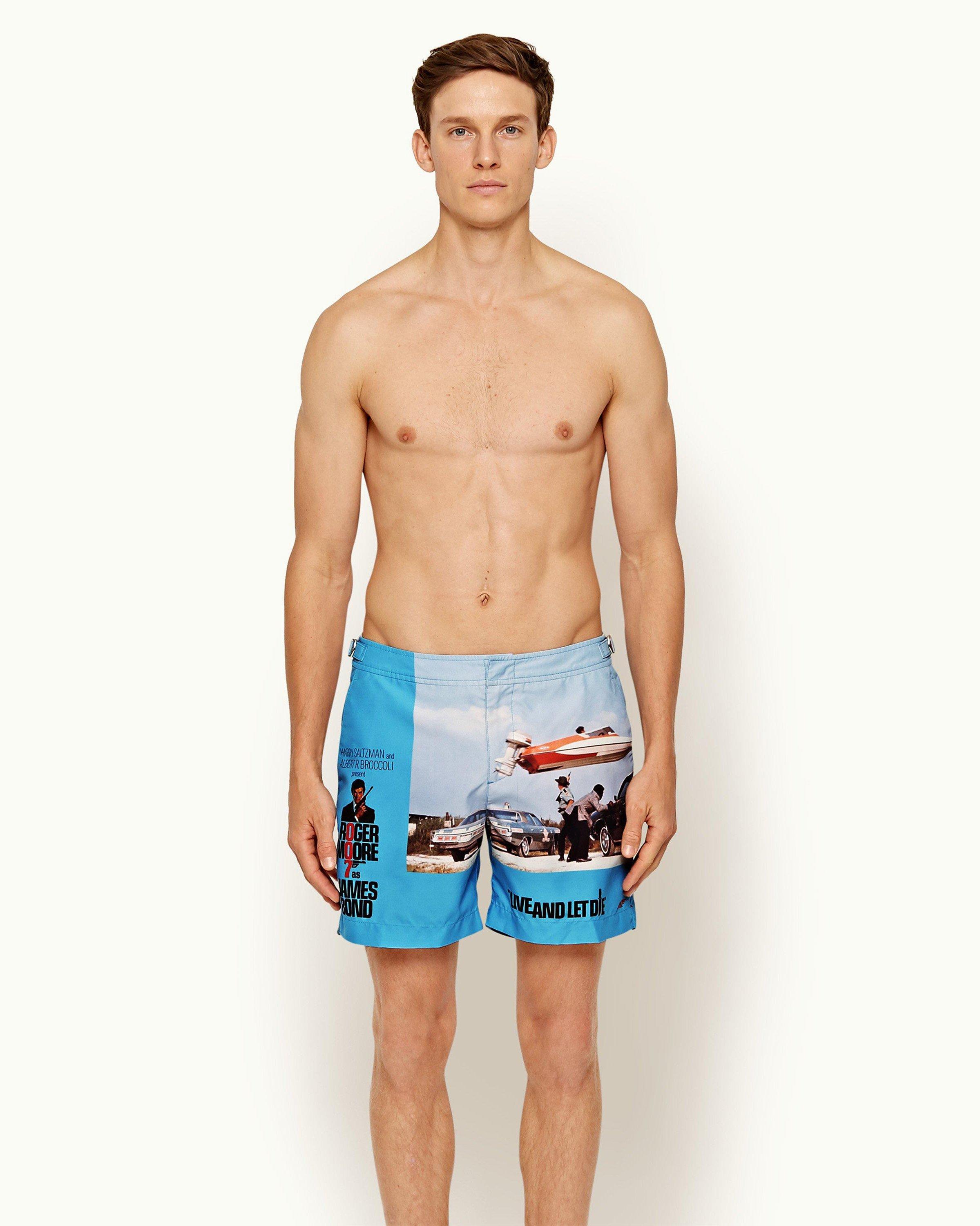 James Bond Dr. No Gun Barrel Swim Shorts By Orlebar Brown