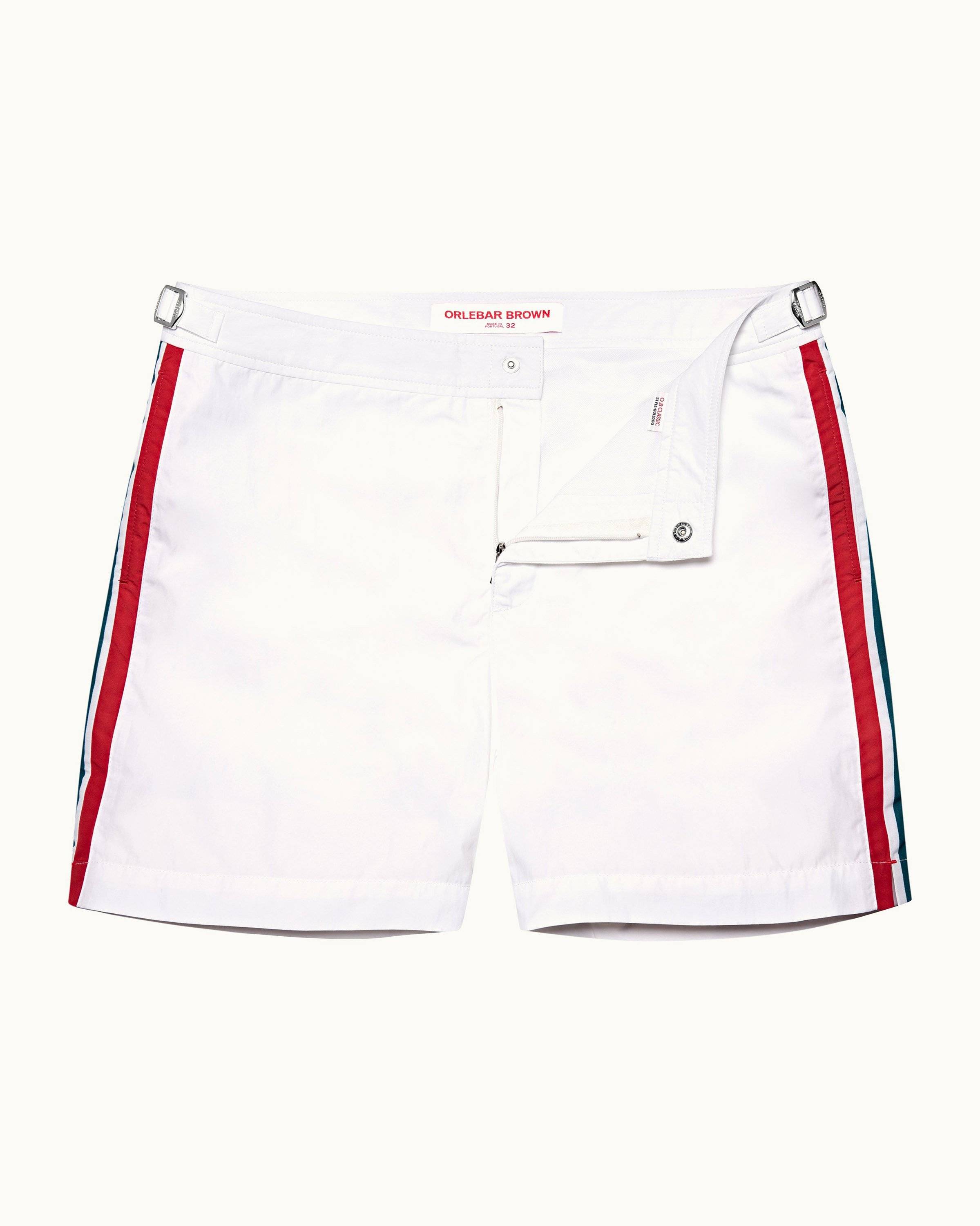 orlebar brown white shorts