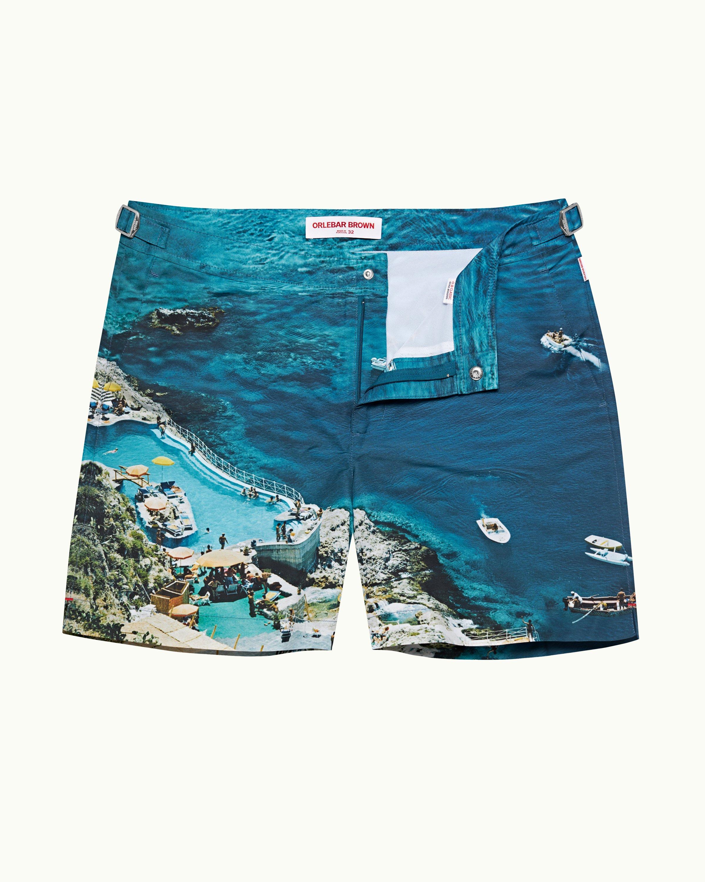 Orlebar Brown | Seaside Swimming Photographic Print Mid-Length Swim Shorts