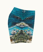 Bulldog - Mens Seaside Swimming Photographic Print Mid-Length Swim Shorts