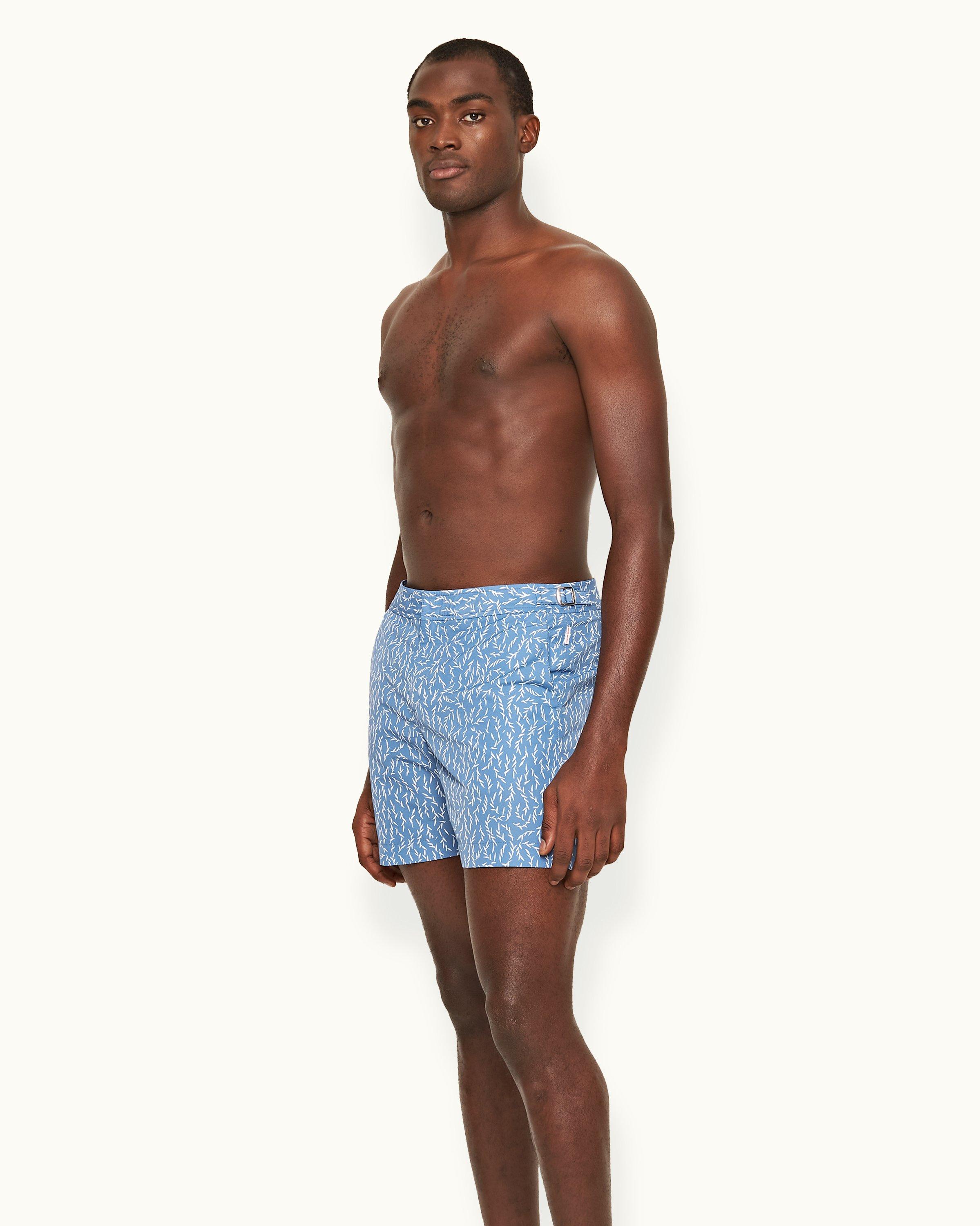 Orlebar Brown Short de bain mi long imprim Sedge coloris