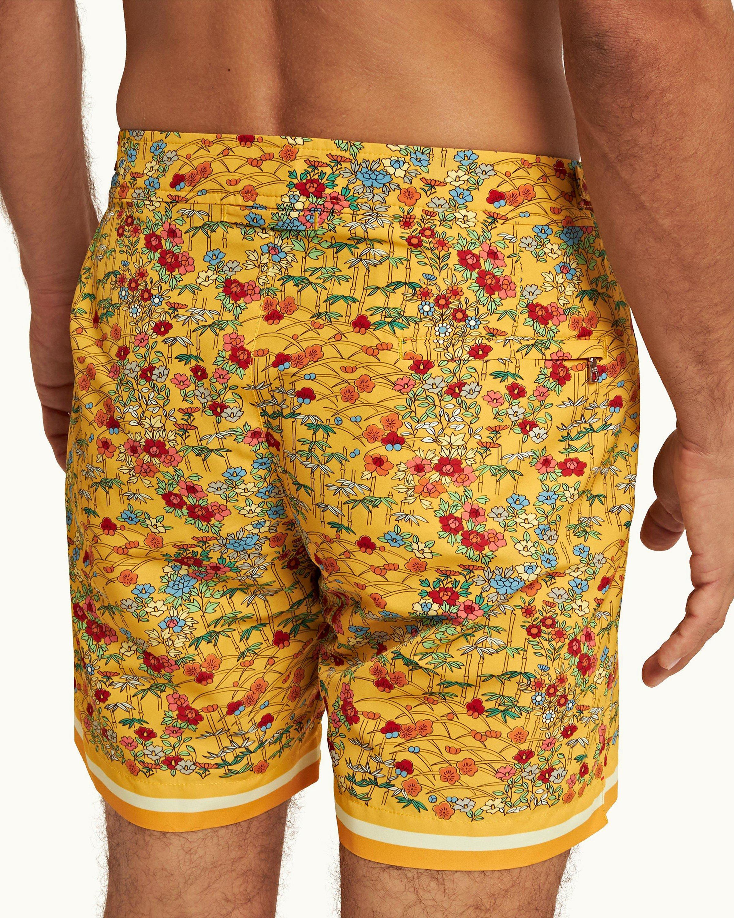 Orlebar Brown Yellow Bulldog Swim Shorts