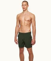 Bulldog Sport - Mens Dark Sherwood Sport Mid-Length Swim Shorts