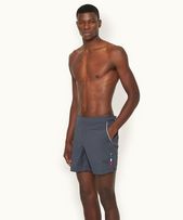 Bulldog Sport - Mens Mid-Length Swim Shorts In Piranha Grey