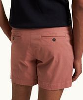 Bulldog Stretch-Cotton - Mens 007 Mauve Mid-Length Stretch-Cotton Shorts
