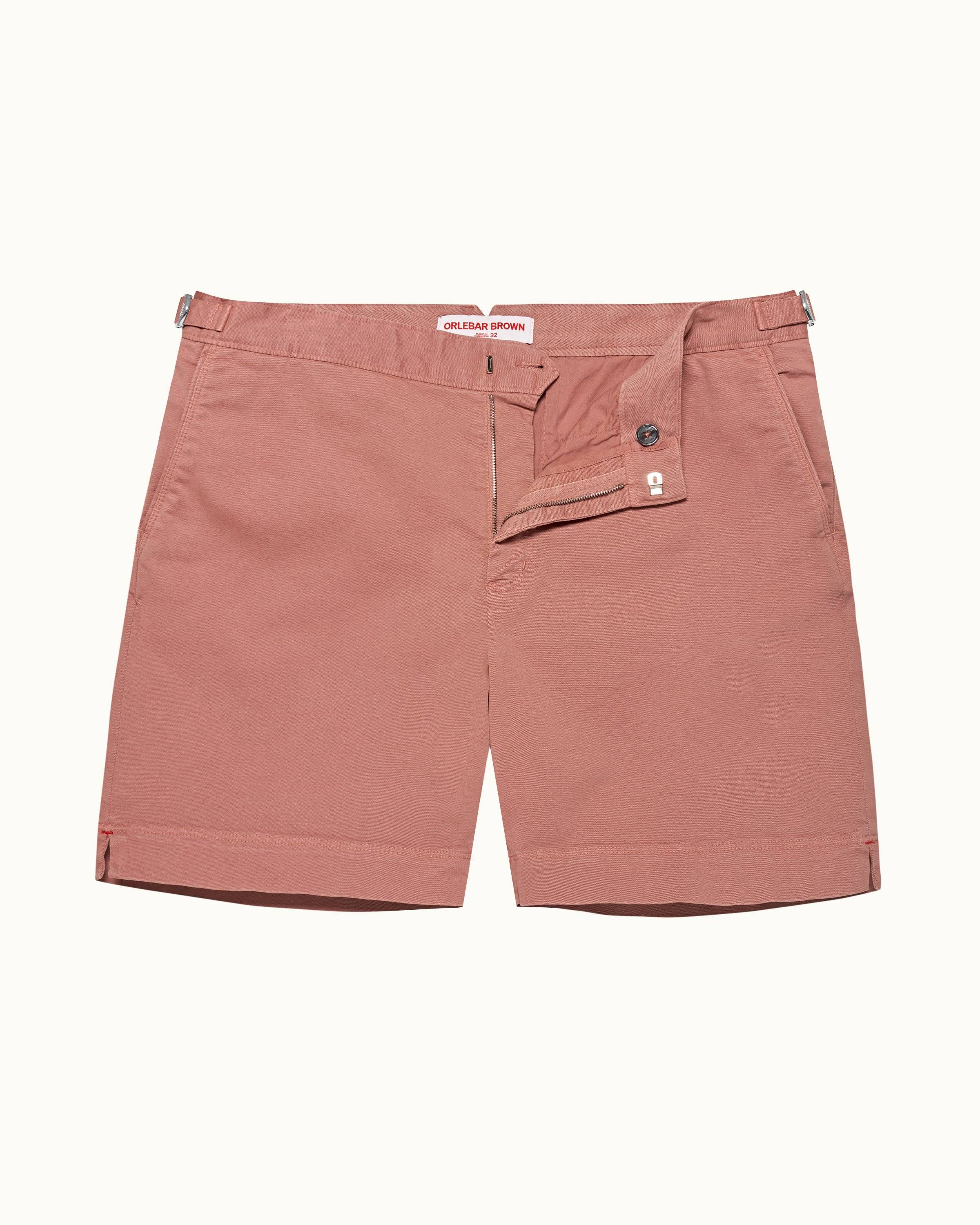 Orlebar Brown | 007 Mauve Mid-Length Stretch-Cotton Shorts