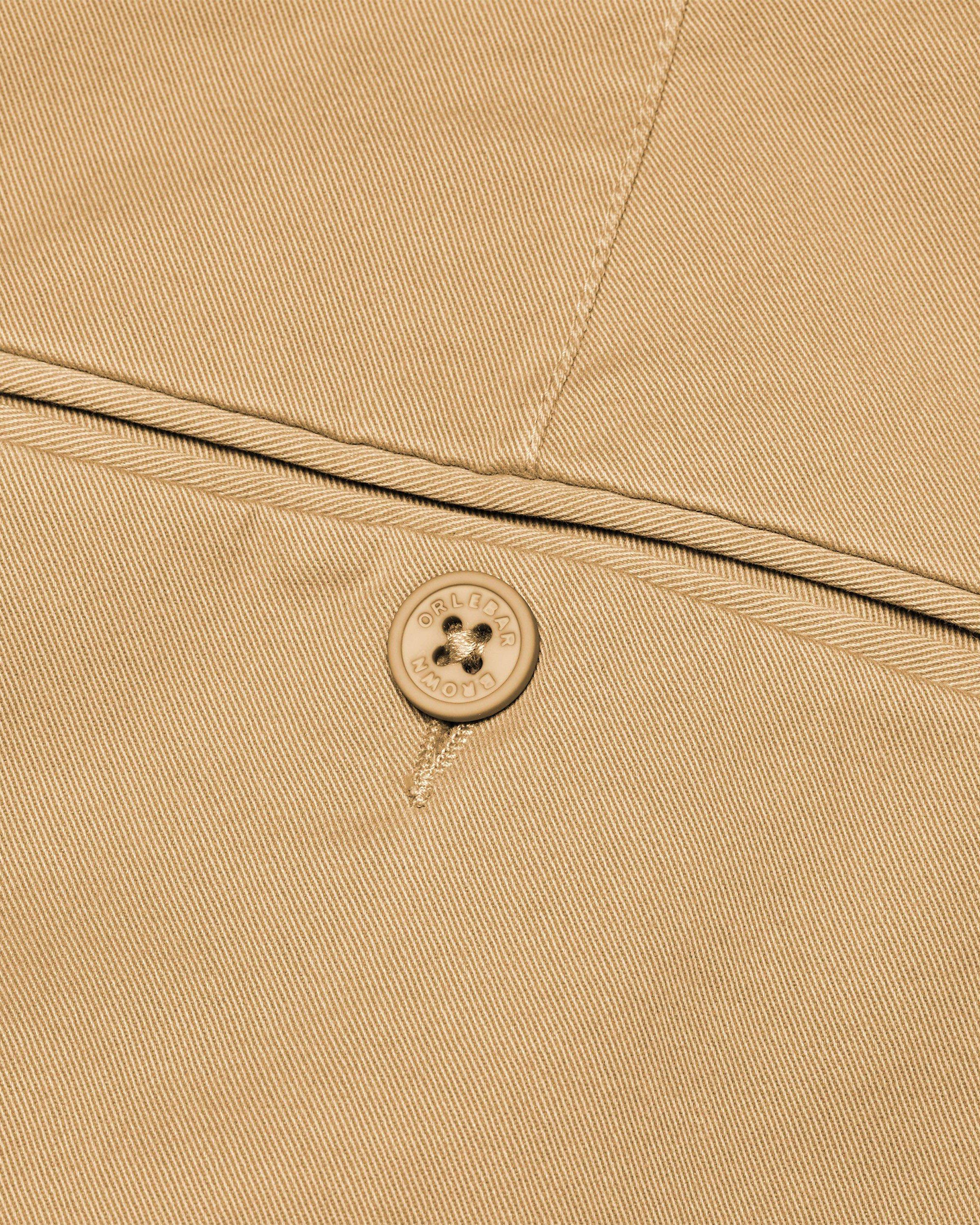 Mens Beige Stretch Cotton Shorts | Designer Shorts | Orlebar Brown