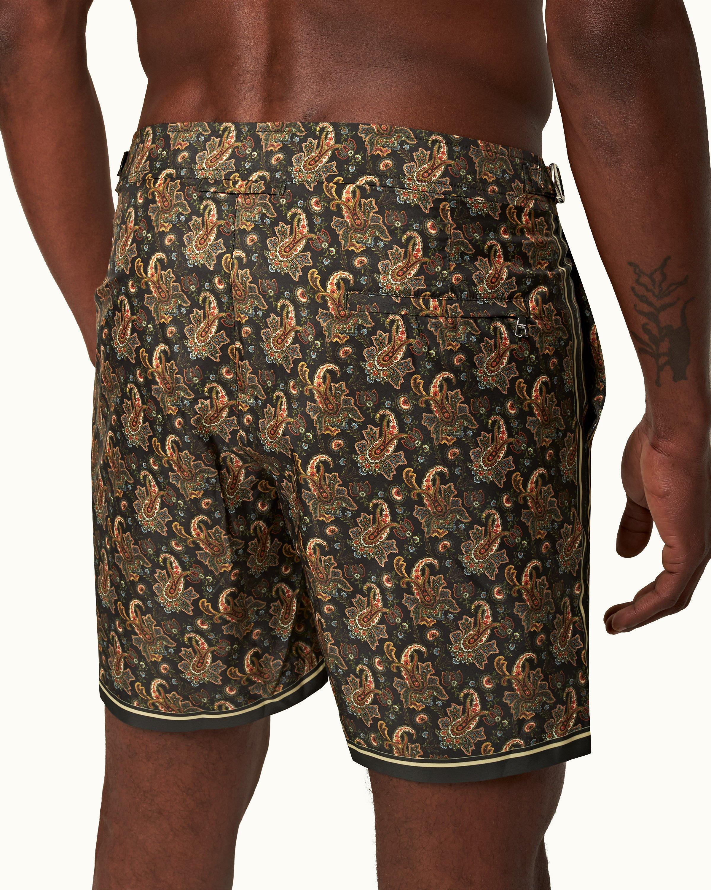 Orlebar Brown Setter - Shimmer Sunny Paisley Shorter-Length Swim Shorts