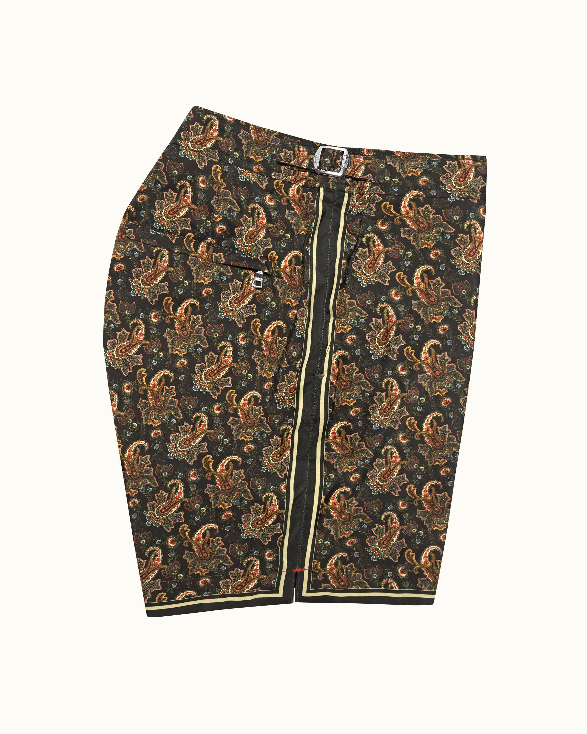 Orlebar Brown Setter - Shimmer Sunny Paisley Shorter-Length Swim Shorts