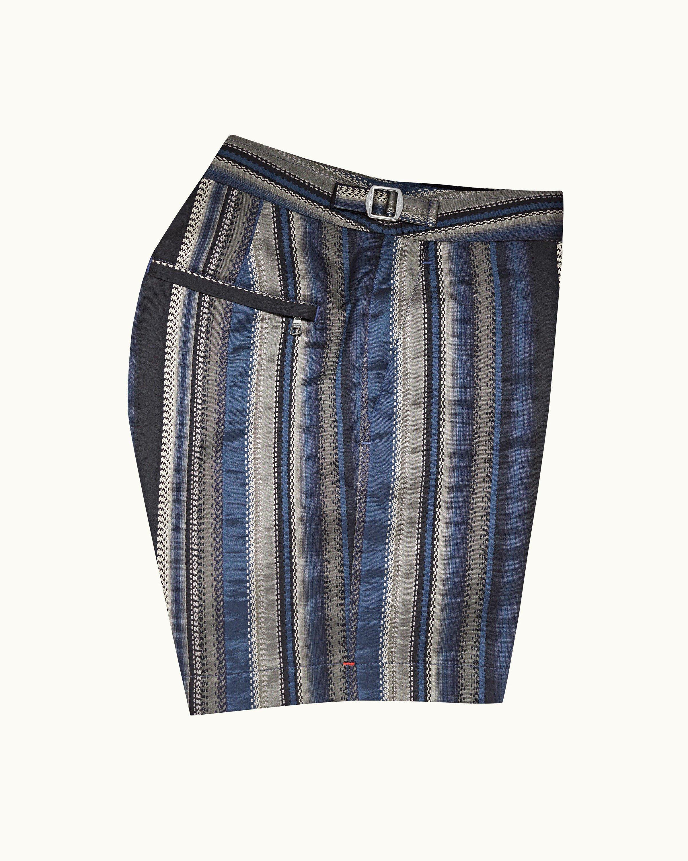 Sport stripe cheap denim skirt